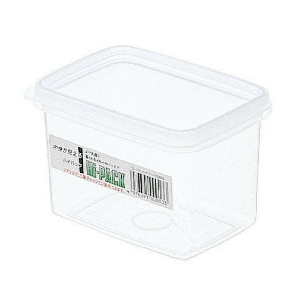 Entec Hi Pack Rectangular Stackable Food Storage Container 117x84mm - Airtight Kitchen Organizer for Meal Prep, Leftovers & Pantry Storage | BPA-Free Plastic Lunch Box with Secure Lid | Perfect for Home, Office & Picnics