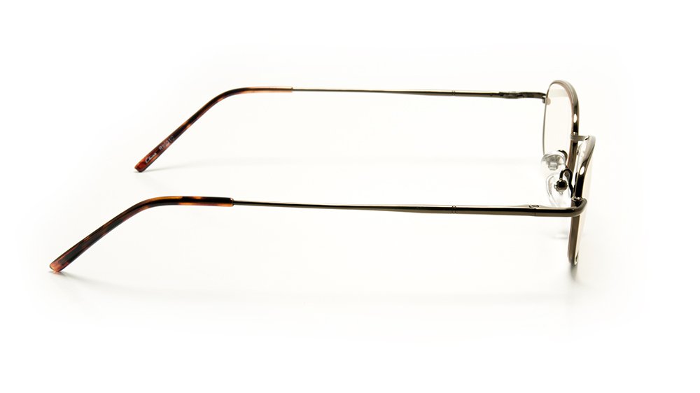 Blue Light Blocking Computer Glasses for Women & Men - Anti-Glare, UV Protection, Lightweight Metal Frame with Tinted Lens (0.00 Strength) - Reduce Eye Strain for Office Work, Gaming & Screen Time