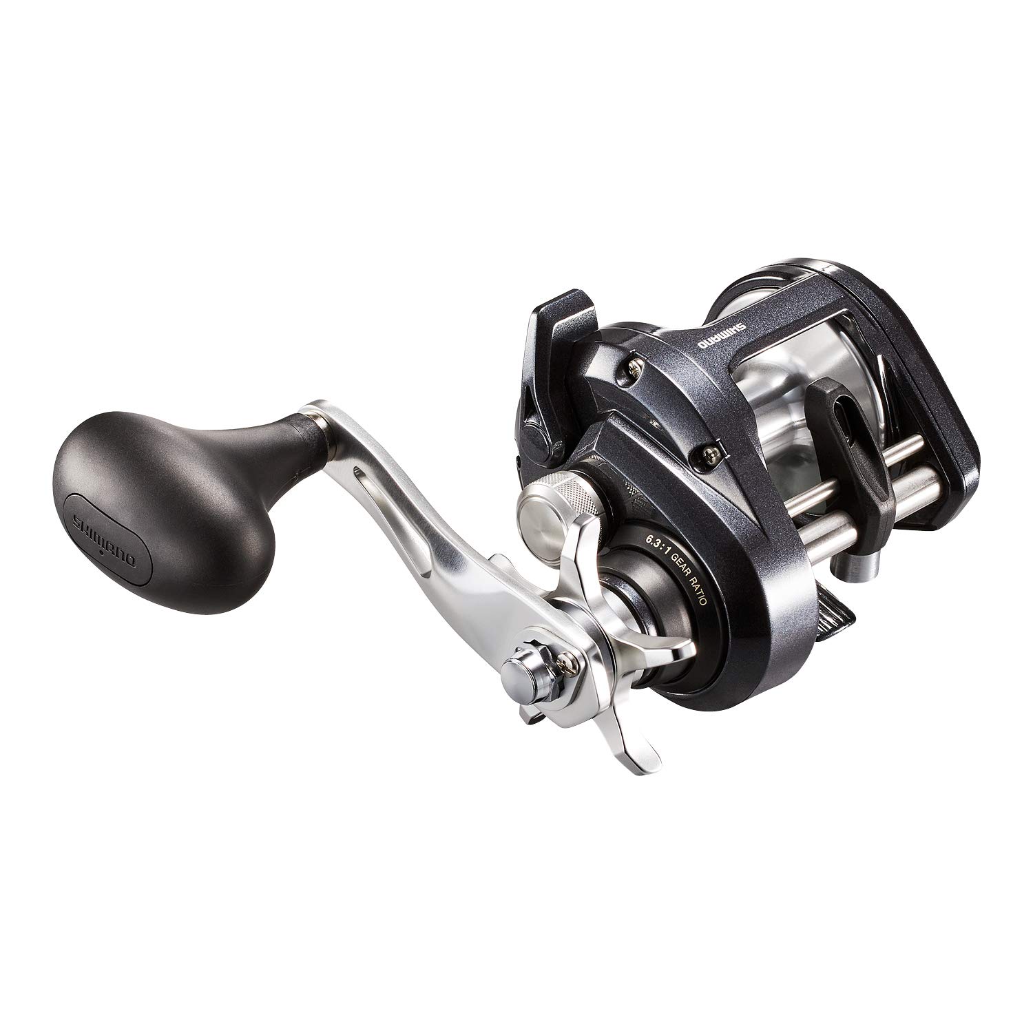 Shimano Tekota 601A Left Hand Conventional Trolling Fishing Reel with Line Counter - Saltwater & Freshwater Fishing Gear for Salmon, Tuna & Big Game Fish