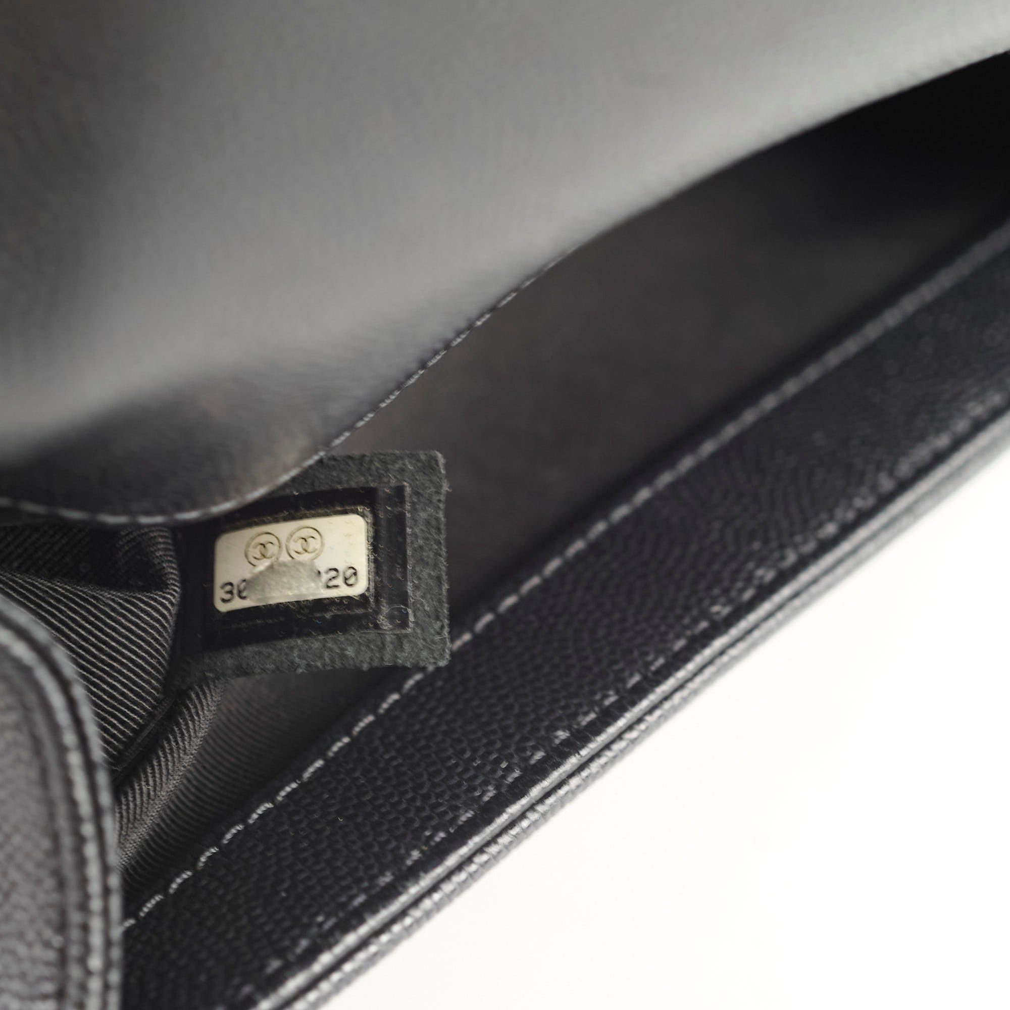 Chanel Caviar Small Boy Black Leather Handbag - Luxury Designer Crossbody Bag for Women | Perfect for Evening Events, Parties & Everyday Use