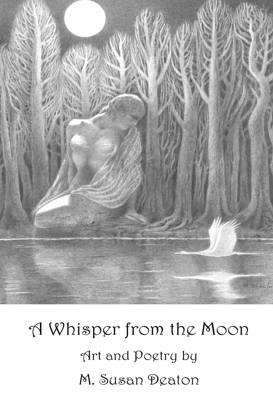 Whisper from the Moon: Art & Poetry Book - Romantic Gift for Couples, Inspirational Home Decor for Bedroom & Living Room