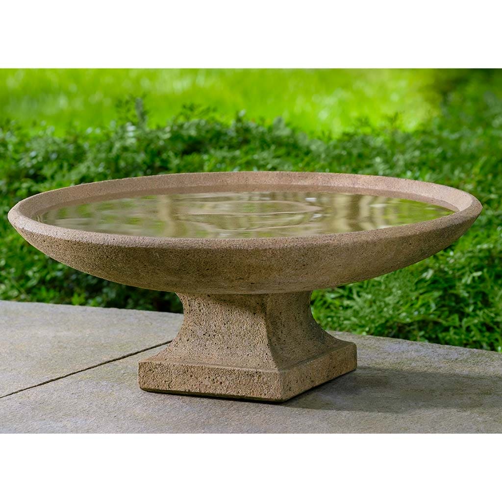 Campania International Sonora Birdbath - Elegant Outdoor Garden Decor for Birds | Perfect for Patio, Yard & Backyard Landscaping