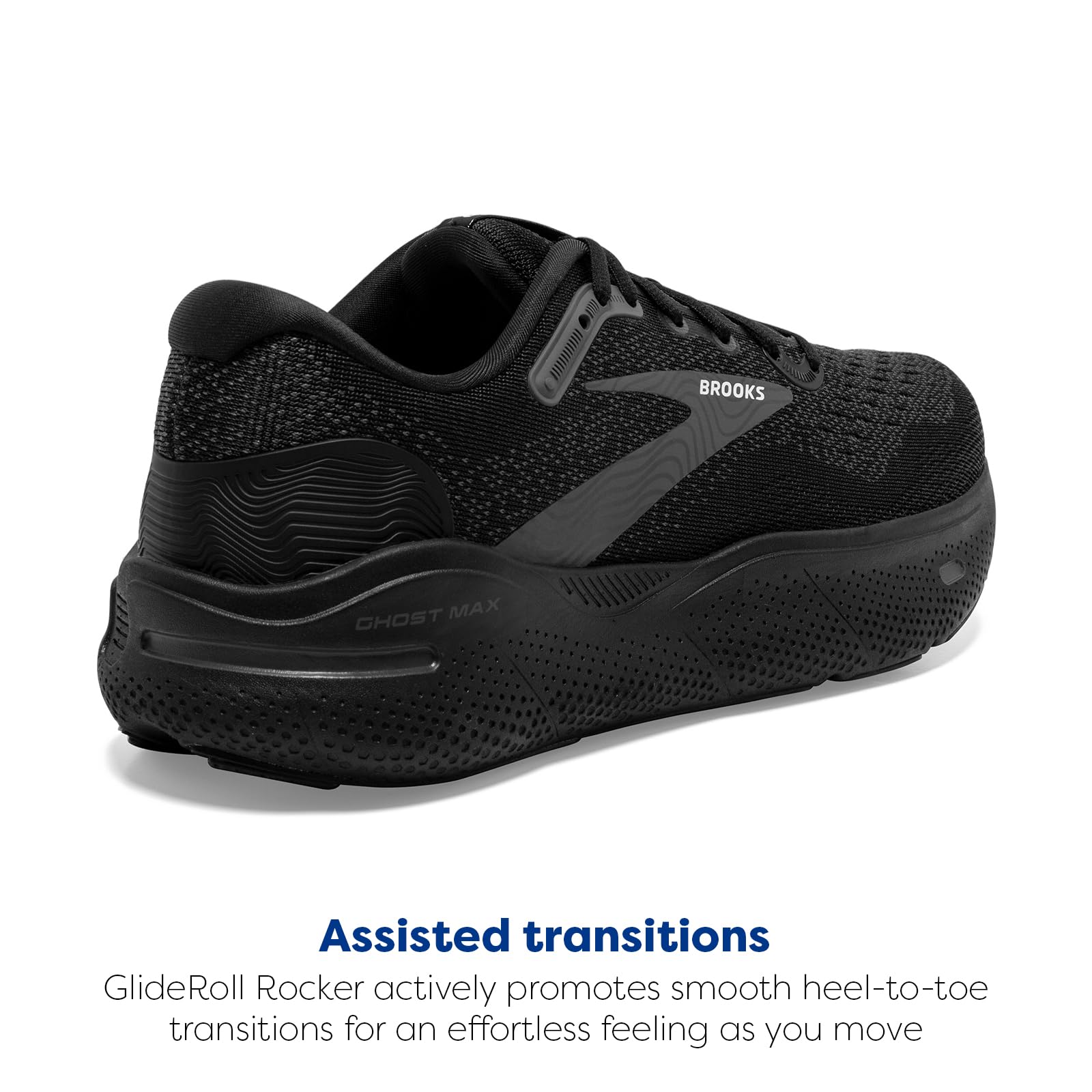 Brooks Men’s Ghost Max Cushion Neutral Running Shoes - Lightweight Support for Jogging, Walking & Gym Workouts - Perfect for Road Running, Daily Training & Fitness Enthusiasts
