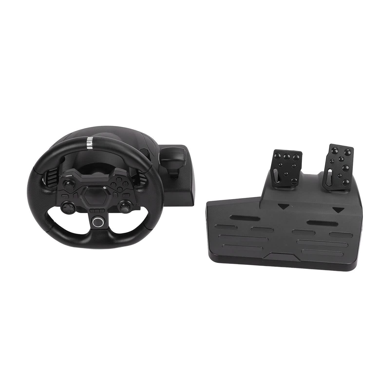 Premium Gaming Racing Wheel with Vibration Feedback - 270° Rotation, Plug & Play, Programmable Pedals - Perfect for PC, PS4, PS5, Xbox Racing Games & Simulation Driving