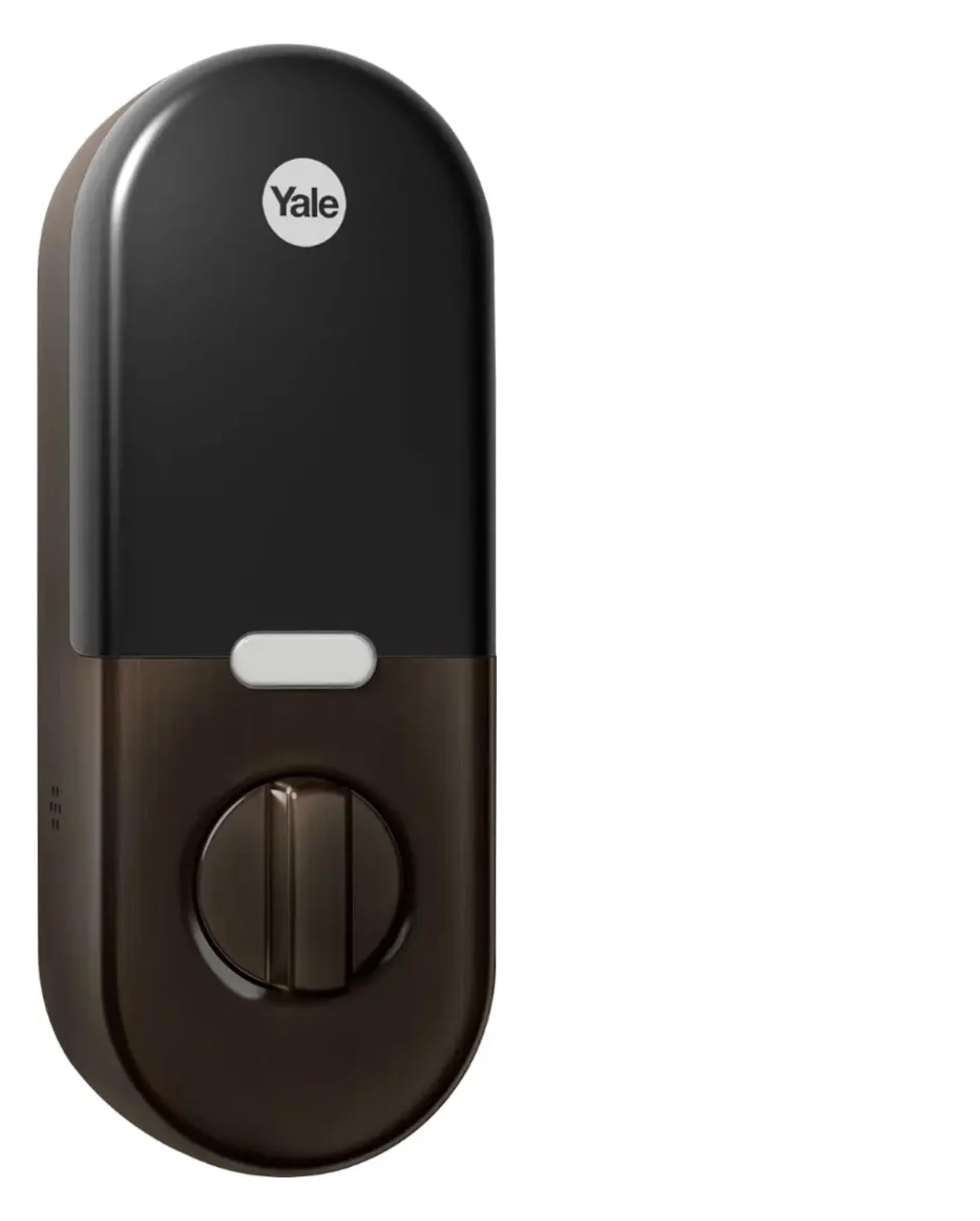 Google Nest x Yale Smart Lock - Keyless Entry Deadbolt with Tamper-Proof Keypad - Oil Rubbed Bronze Finish (Renewed) - Perfect for Home Security & Smart Door Access