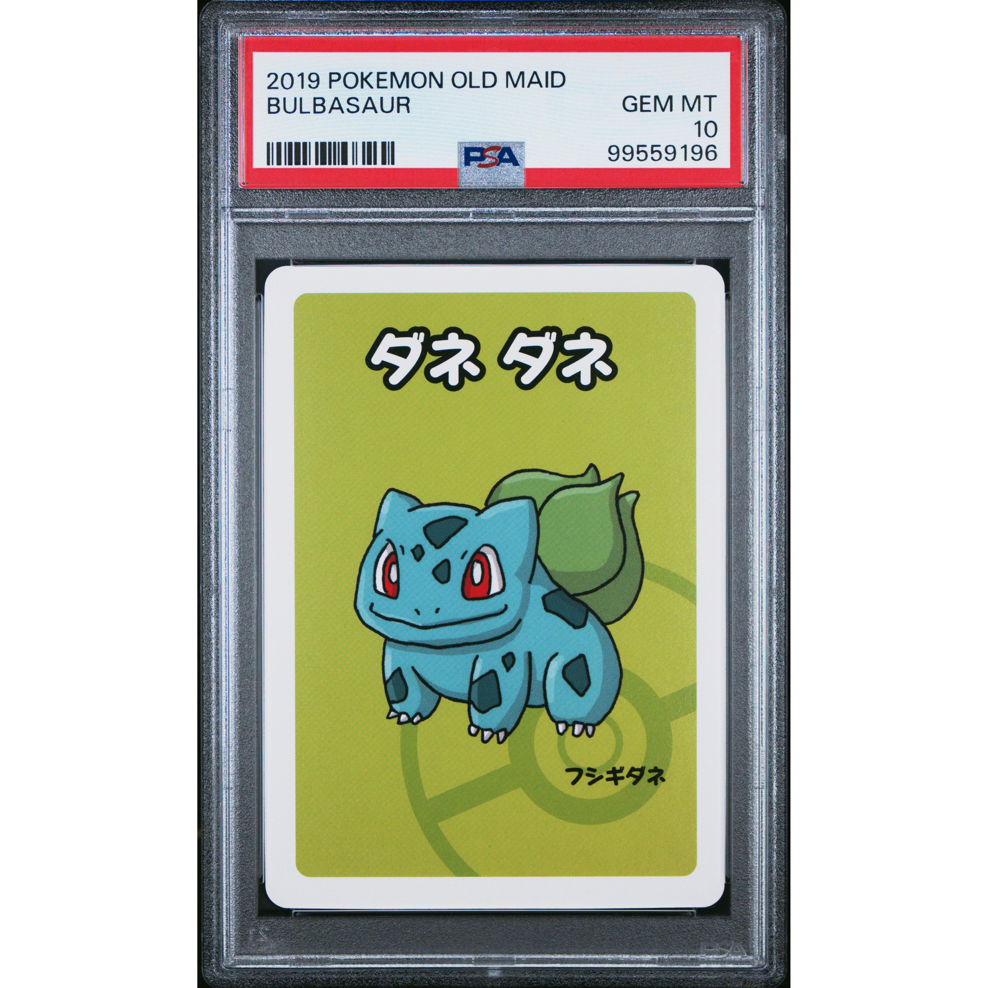 2019 Pokemon Japanese Old Maid Bulbasaur PSA 10 Graded Card - Perfect for Collectors, Gaming Tournaments & Nostalgic Gift Giving