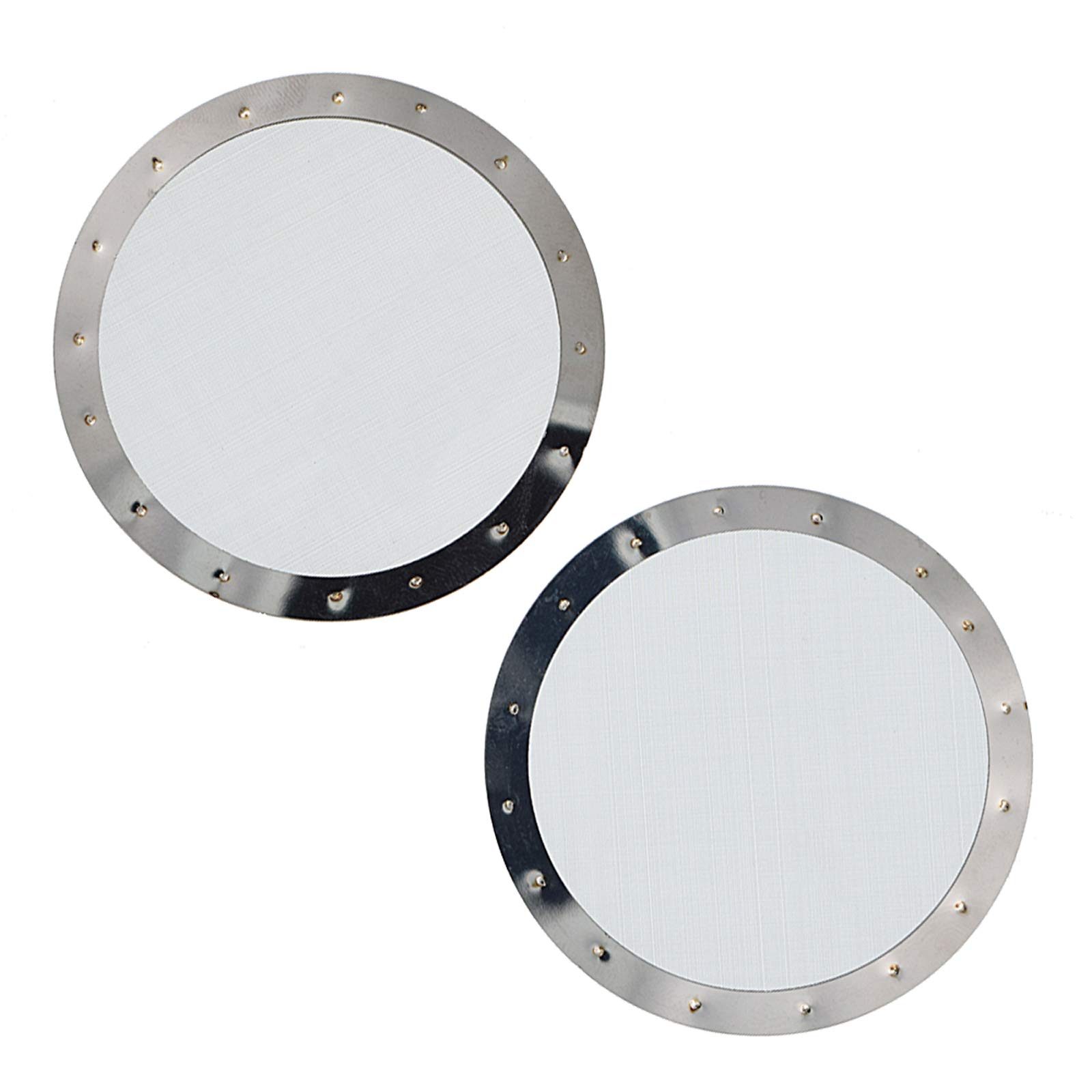 2 Pack Stainless Steel Reusable Coffee Filters for Aeropress - Durable & Eco-Friendly Replacement for Paper Filters - Perfect for Home, Office & Travel Brewing