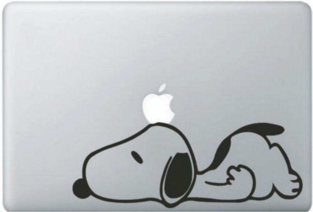 IDEAPRO Sleeping Dog Vinyl Decal Sticker - Creative Laptop Skin for MacBook Pro 15, MacBook Air 15 & MacBook 15 Retina - Perfect for Personalizing Your Laptop at Home, Office or School