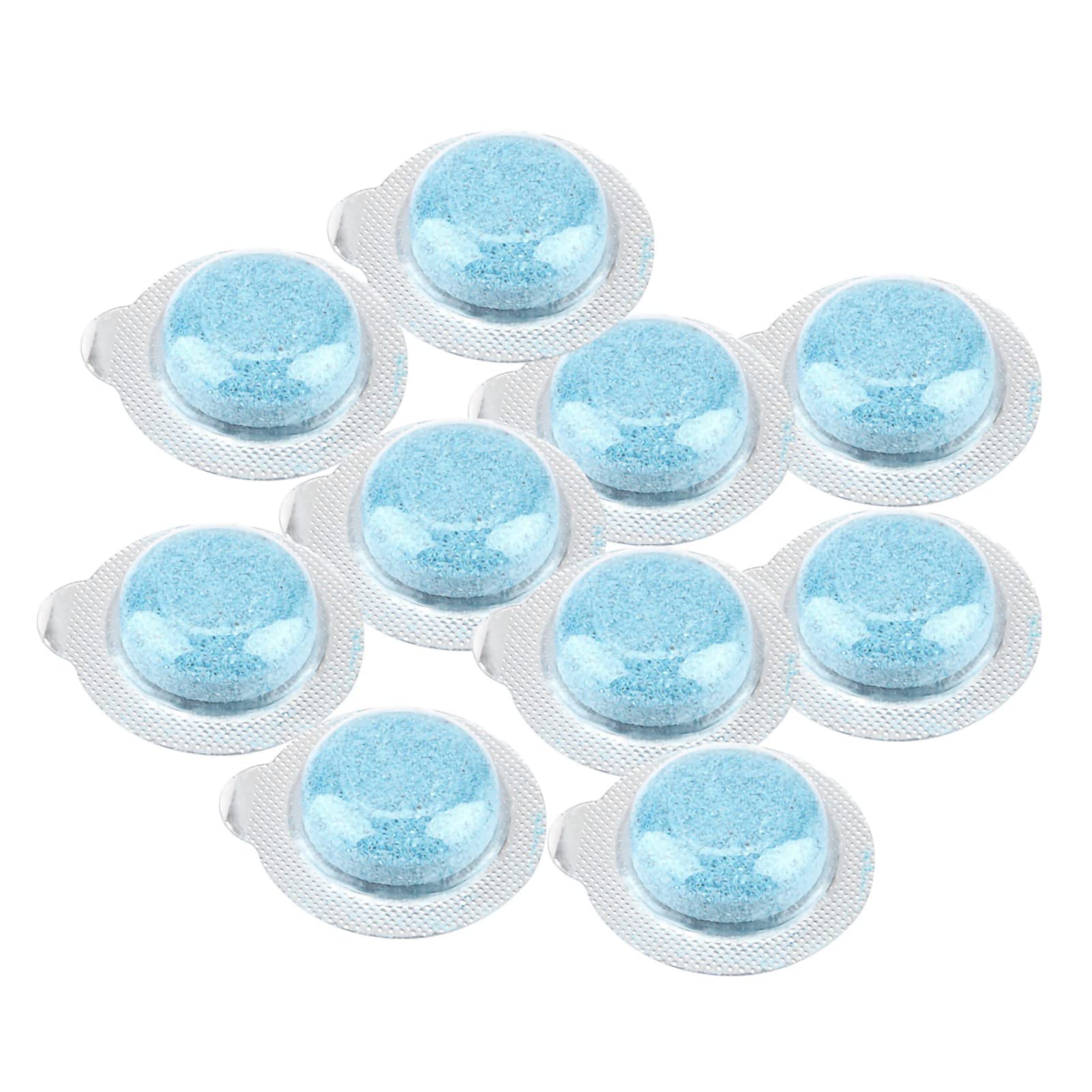 AYNEFY Car Windshield Cleaner Tablets - Effervescent Solid Washer for Car Glass & Wiper - 10 Pack - Perfect for Quick Car Wash & Windshield Cleaning on the Go
