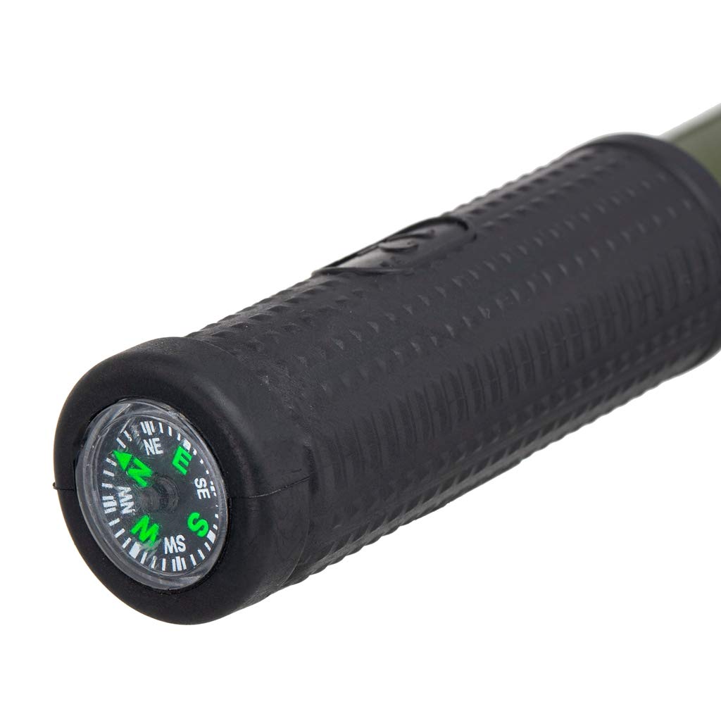 Military Camping Shovel - Portable Folding Shovel with Metal Handle & Carrying Pouch, Survival Gear Entrenching Tool for Gardening, Camping, Trekking, Fishing, Backpacking & Snow Removal (Green) - Perfect for Outdoor Adventures, Emergency Preparedness & Yard Work