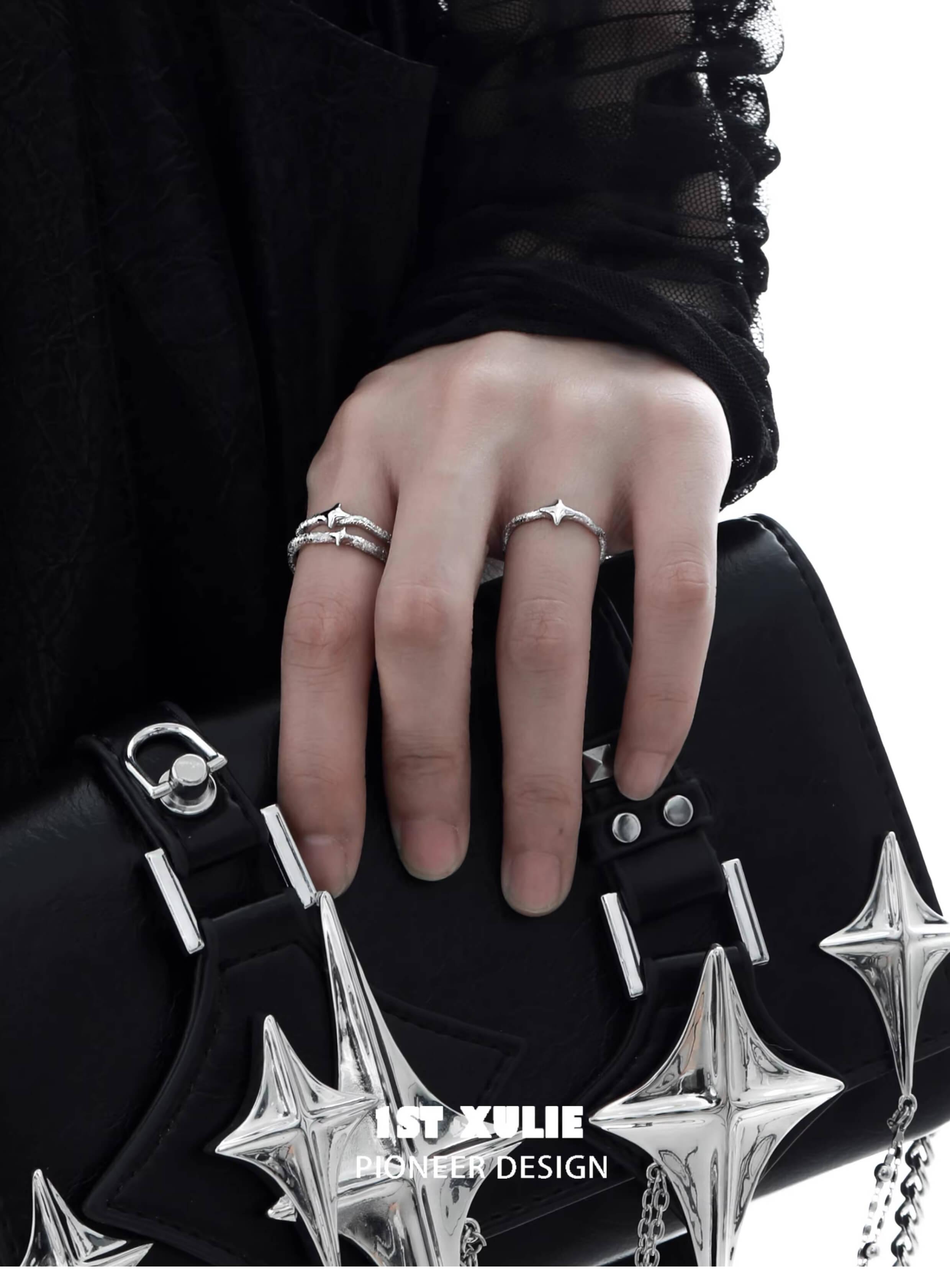 Silver Angel S925 Sterling Silver AB Rings™ – Elegant Stackable Rings for Women, Perfect for Everyday Wear, Gifts & Special Occasions