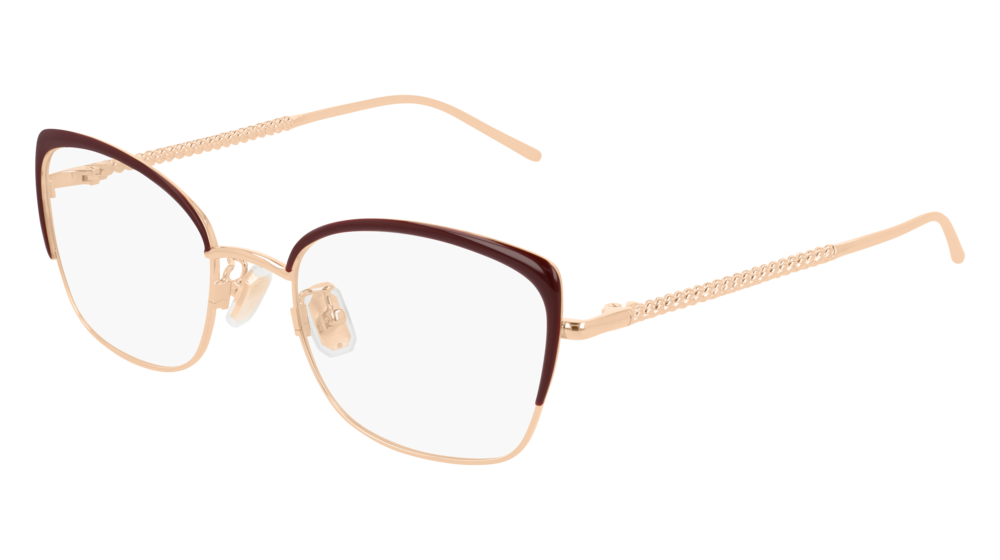 Boucheron BC0098O 003 53 Women's Fashion Eyeglass Frames - Lightweight & Stylish Optical Glasses for Women - Perfect for Work, Reading & Everyday Wear