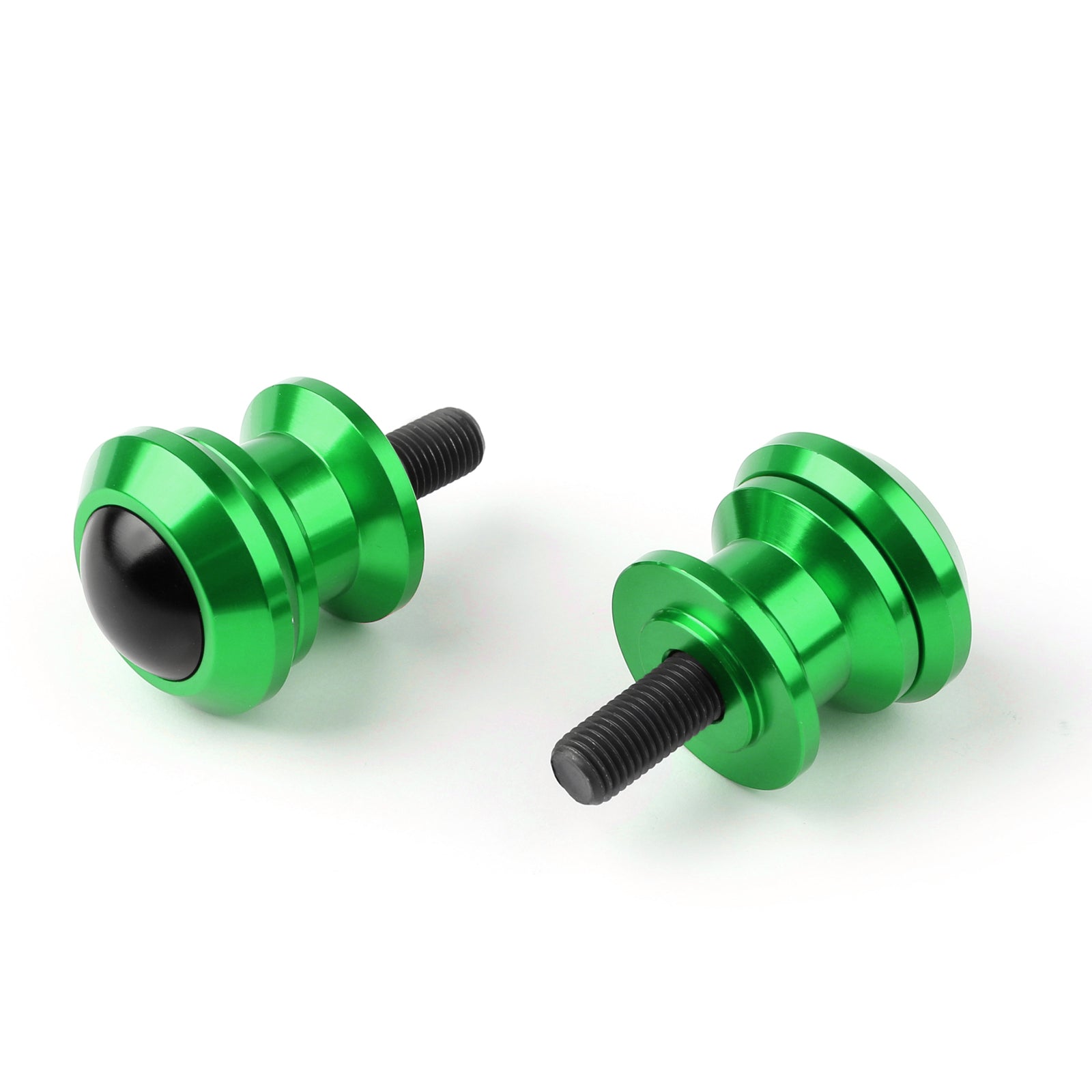 10mm Billet Aluminum Swingarm Spools Sliders for Kawasaki Ninja 250R 300 400 650 1000 ZX6R ZX10R - Motorcycle Rear Stand Lift Paddock Accessories for Easy Maintenance & Parking
