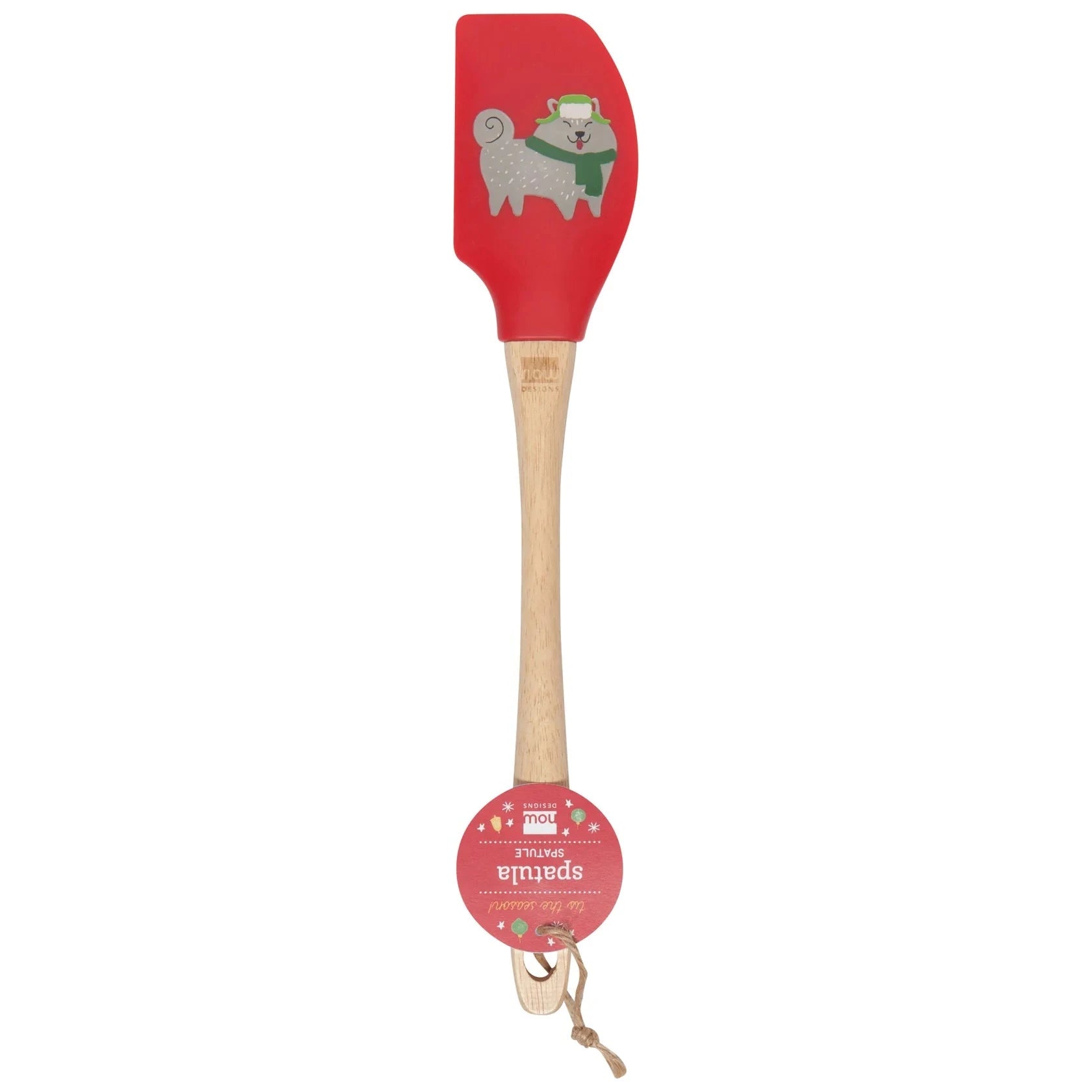 Jubilee Yule Dogs Spatula - Premium Dog Food Scooper for Pet Feeding - Perfect for Holiday Meals, Dog Treats & Kibble Serving