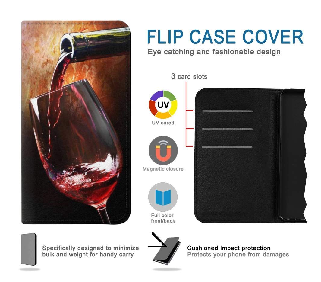 Google Pixel 4a 5G PU Leather Wine Case - Elegant Flip Cover for Night Out