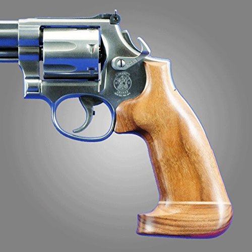 Hogue Hunting Grip for Python - Goncalo Wood, No Finger Grooves, Big Butt Design - Perfect for Hunting, Target Shooting & Outdoor Adventures