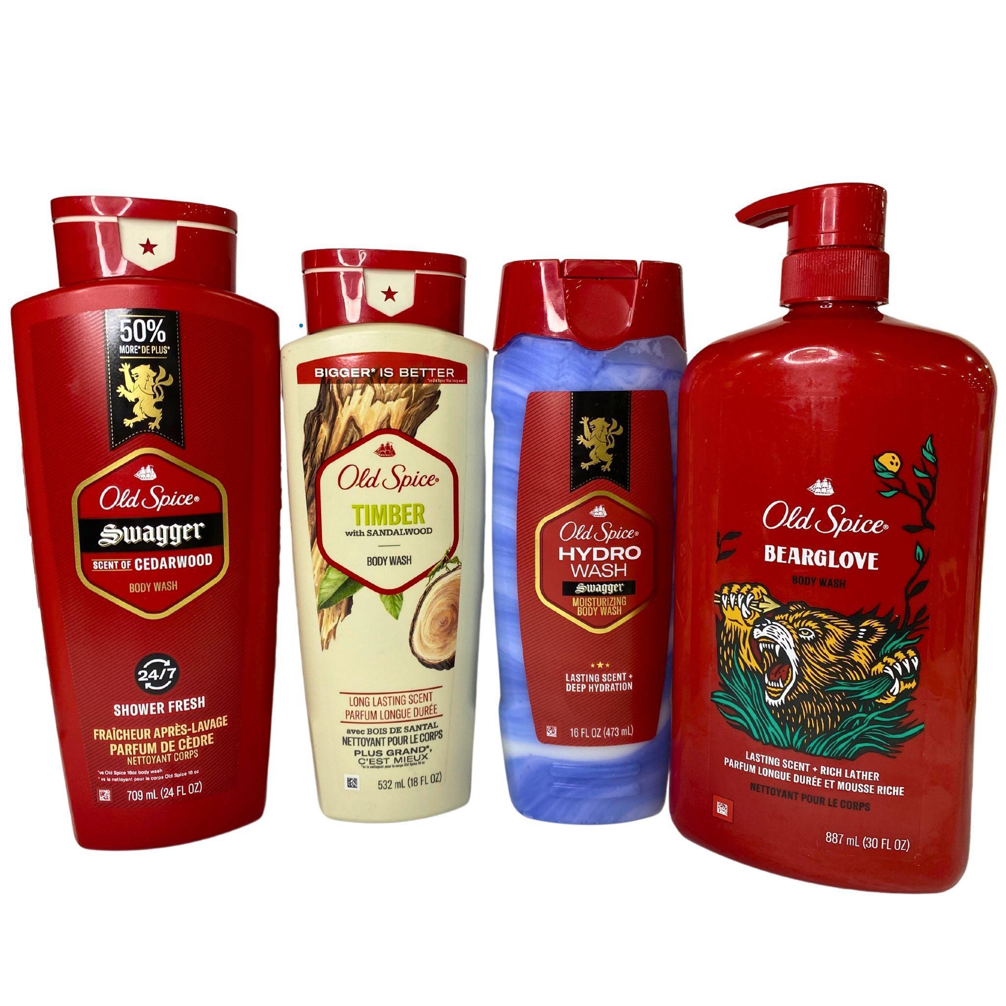 Old Spice Body Wash Variety Pack - 18 Pcs Assorted Scents & Sizes for Men | Refreshing Shower Gel Gift Set | Perfect for Gym, Travel & Daily Use