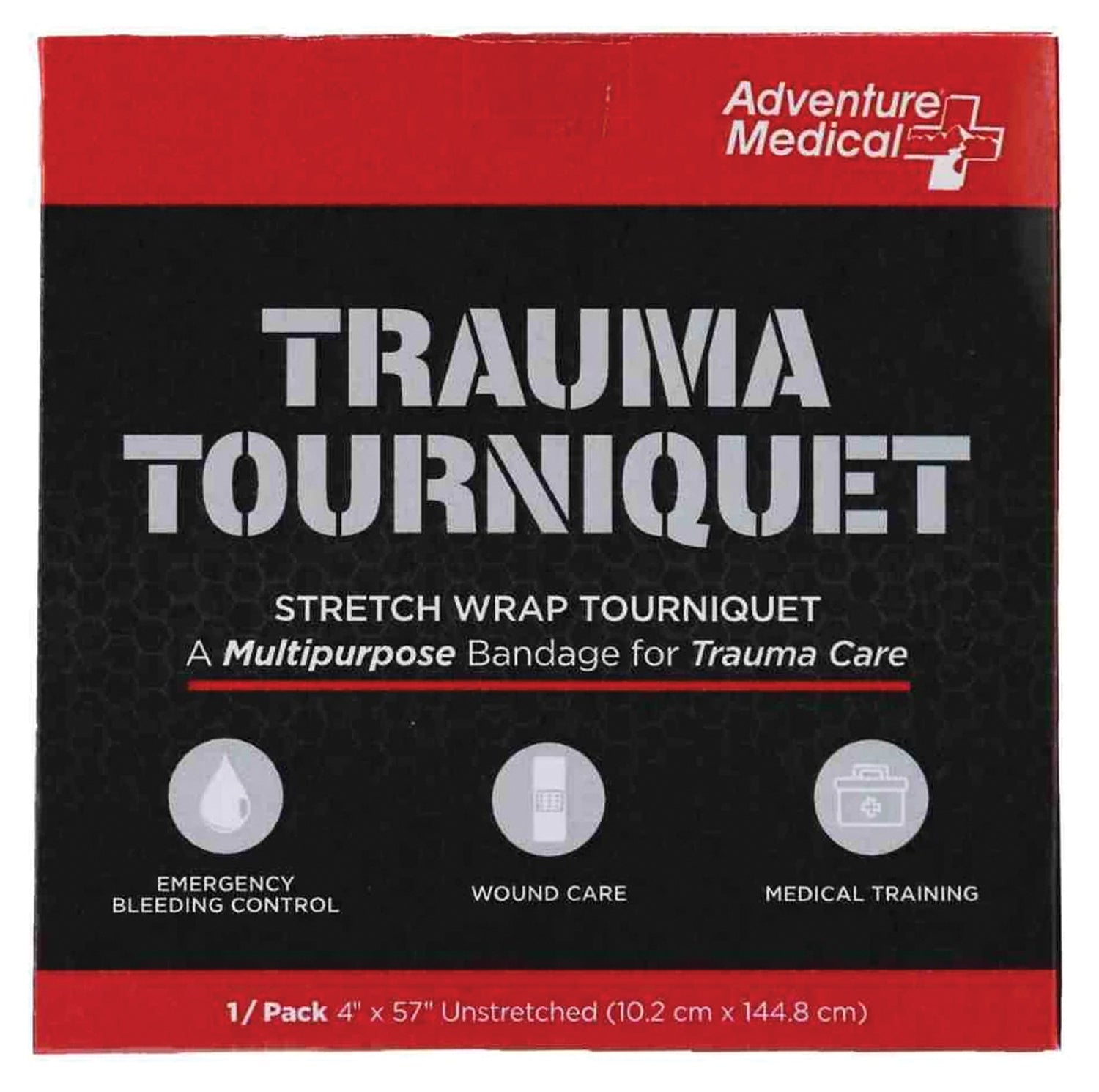 Adventure Medical AMK Trauma Tourniquet - First Aid Emergency Kit for Hiking, Camping & Survival | Stop Bleeding Fast in Outdoor Emergencies