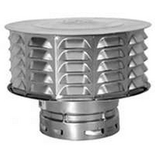 3in Double Wall Gas Vent Cap for Fireplace & Stove
