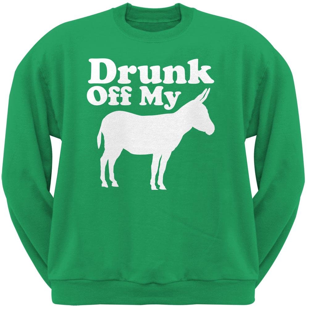 St. Patrick's Day Irish Green Adult Sweatshirt - Funny Drunk Party Apparel for Pub Crawls & Irish Festivals