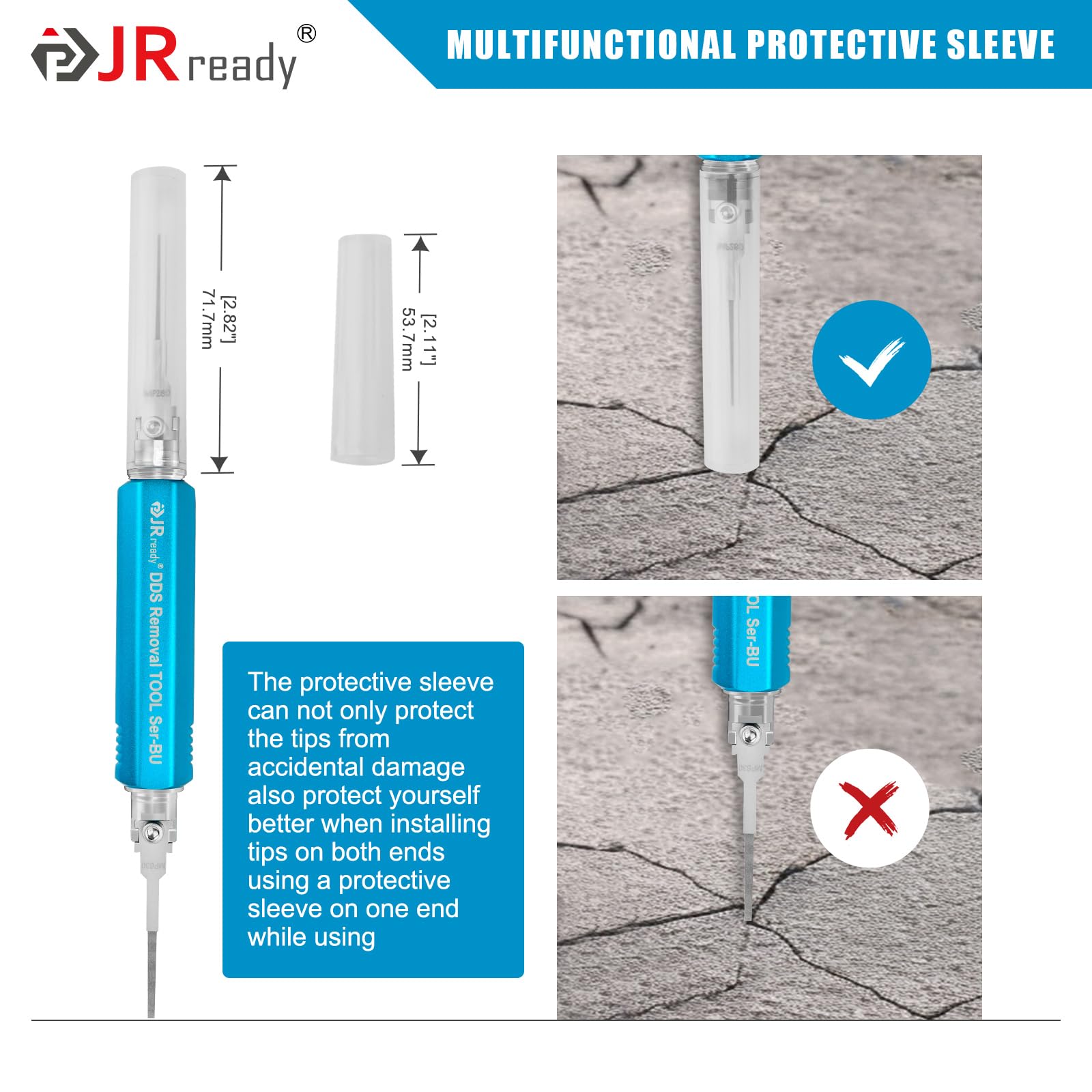 JRready ST5349 24PCS Pin Removal Tool Kit - Professional Electrical Terminal Extractor Set for Deutsch, AMP/TE, Molex, Delphi, JST, Harting Connectors - Perfect for Automotive Wiring, Electronics Repair & DIY Projects