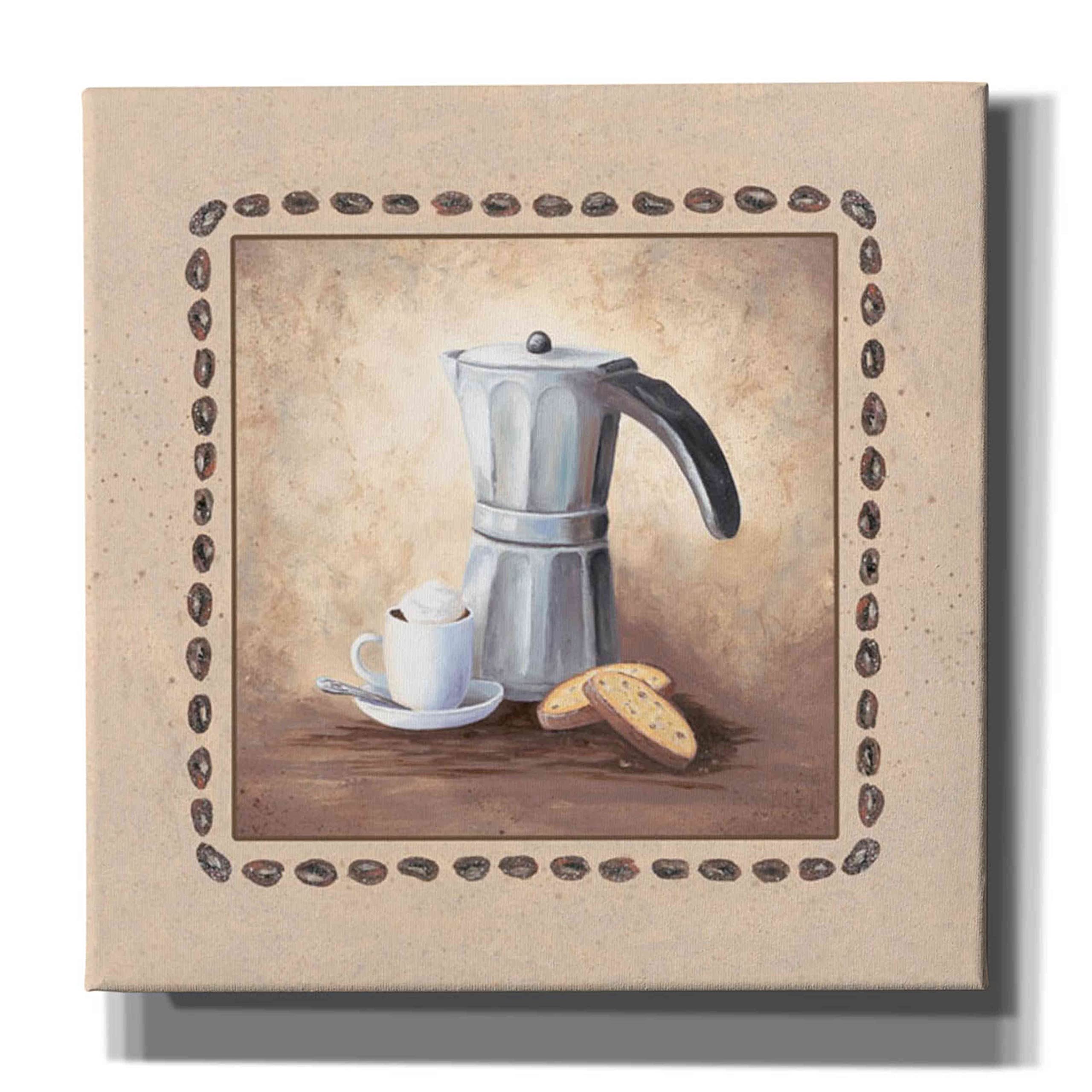 Epic Graffiti 'Morning Snack' by Barbara Felisky - 37x37 Inch Modern Canvas Wall Art for Living Room, Bedroom & Office Decor