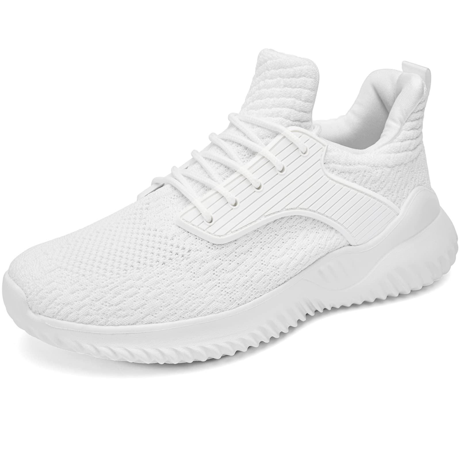 **Men's Slip-On Walking Sneakers with Memory Foam - Lightweight Breathable Running Shoes for Gym, Workout, Tennis & Casual Wear - Indoor & Outdoor Athletic Shoes**    *(Perfect for jogging, gym training, daily walks, or casual outings – comfortable all-day wear!)*