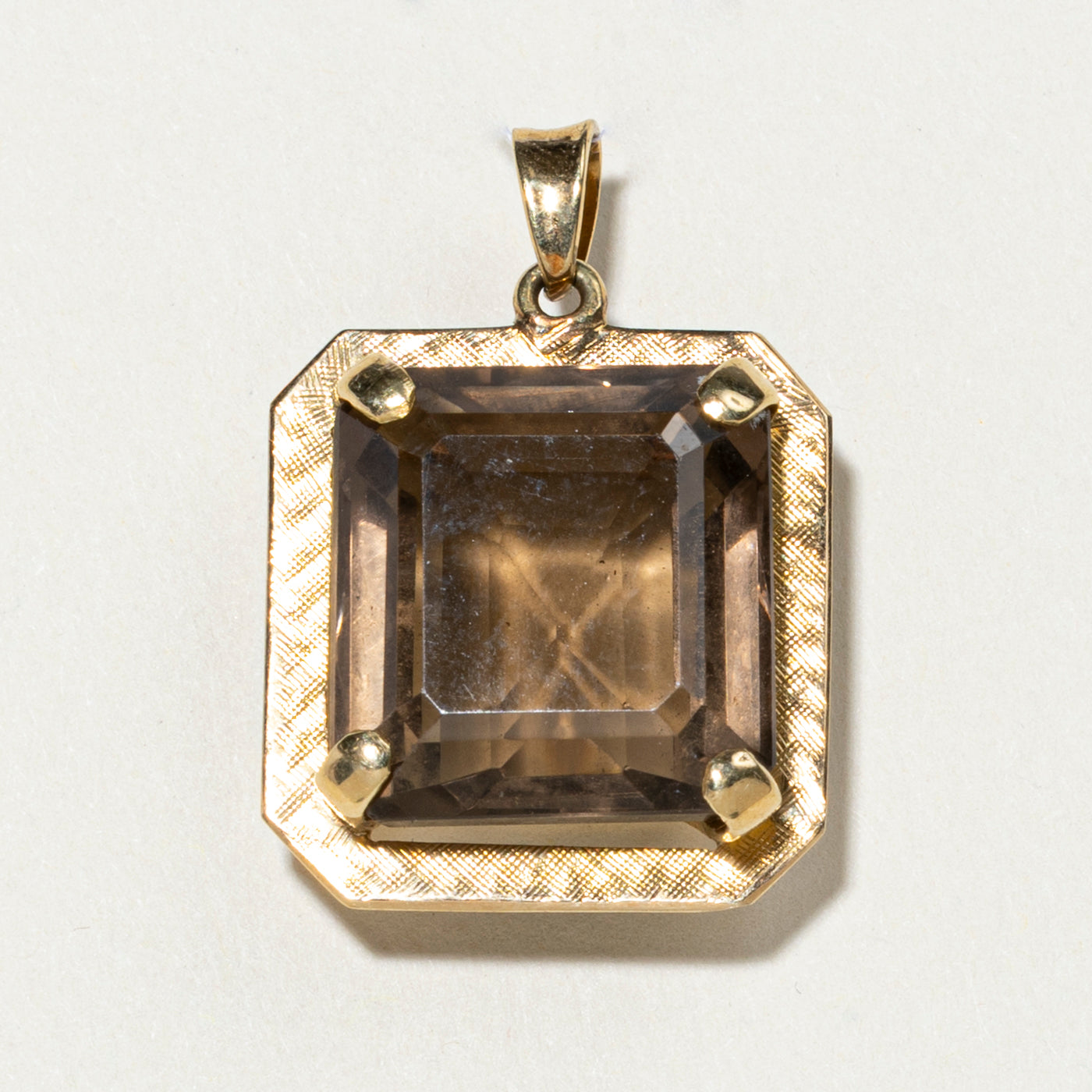 31.75ct Solitaire Smoky Quartz Pendant Necklace - Elegant Gemstone Jewelry for Women | Perfect for Weddings, Parties & Special Occasions