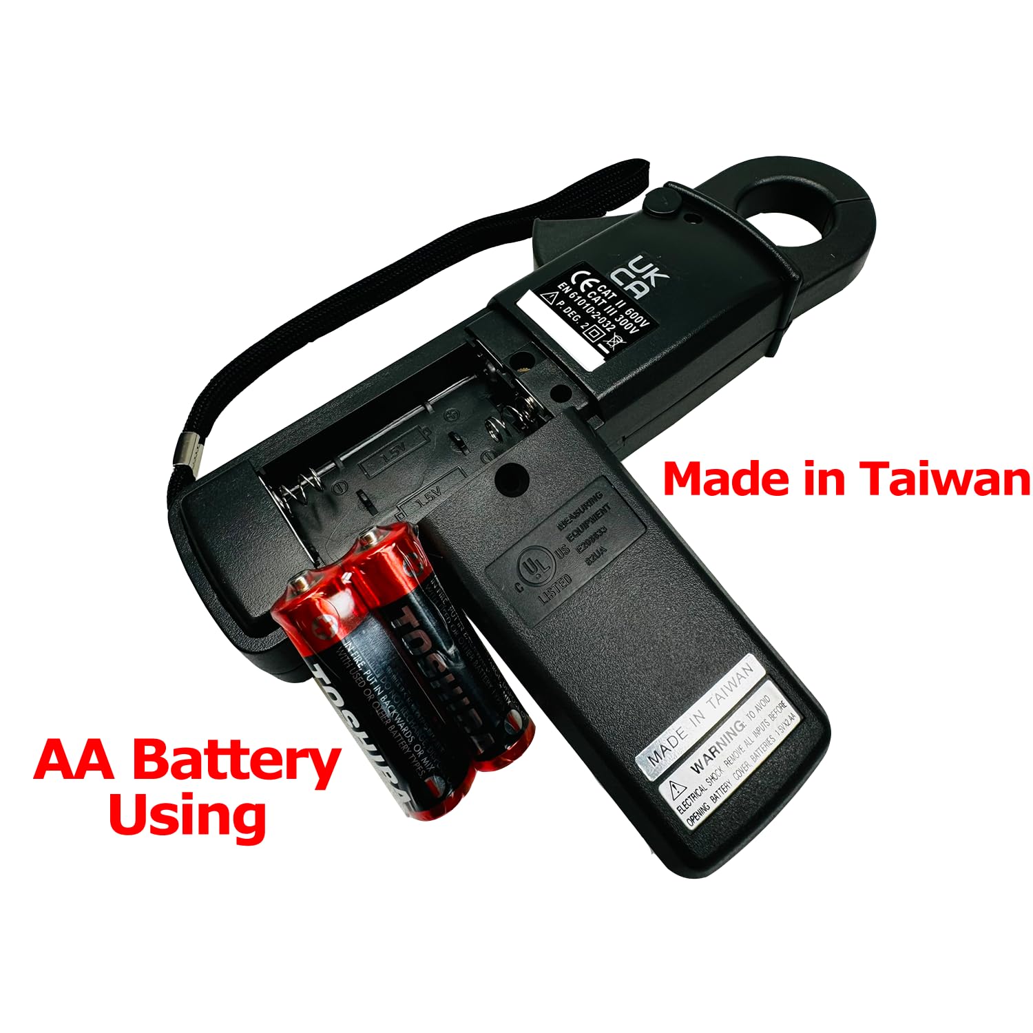 DCM-011 Mini Clamp Meter - True RMS 3999 Counts AC/DC Amp Meter, Digital Clamp Multimeter with Voltmeter, Continuity Tester & Alligator Clips for HVAC, Electrical Work (Ideal for Electricians, DIY Home Repairs & Automotive Diagnostics)