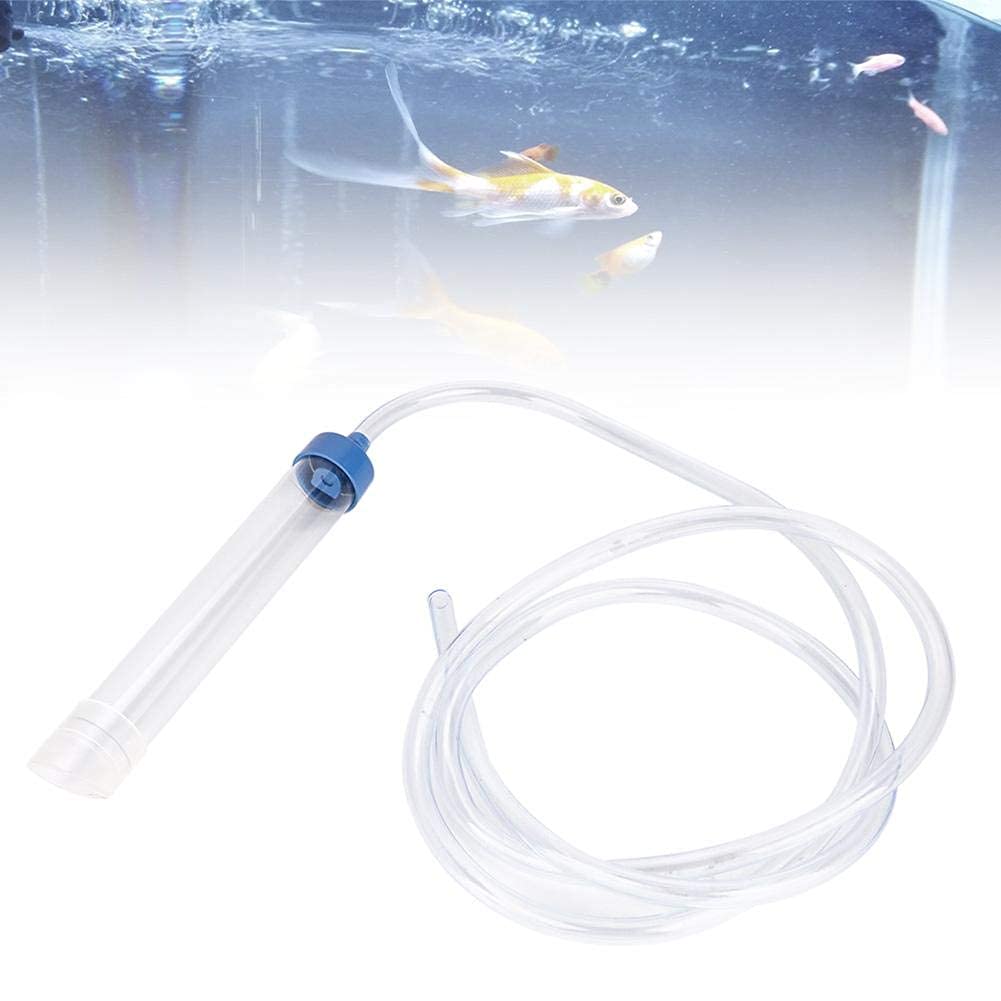 Premium Aquarium Gravel Cleaner - Fish Tank Vacuum Siphon with Water Changer, Efficient Drainer for Small Fish Tanks | Perfect for Weekly Water Changes & Substrate Cleaning