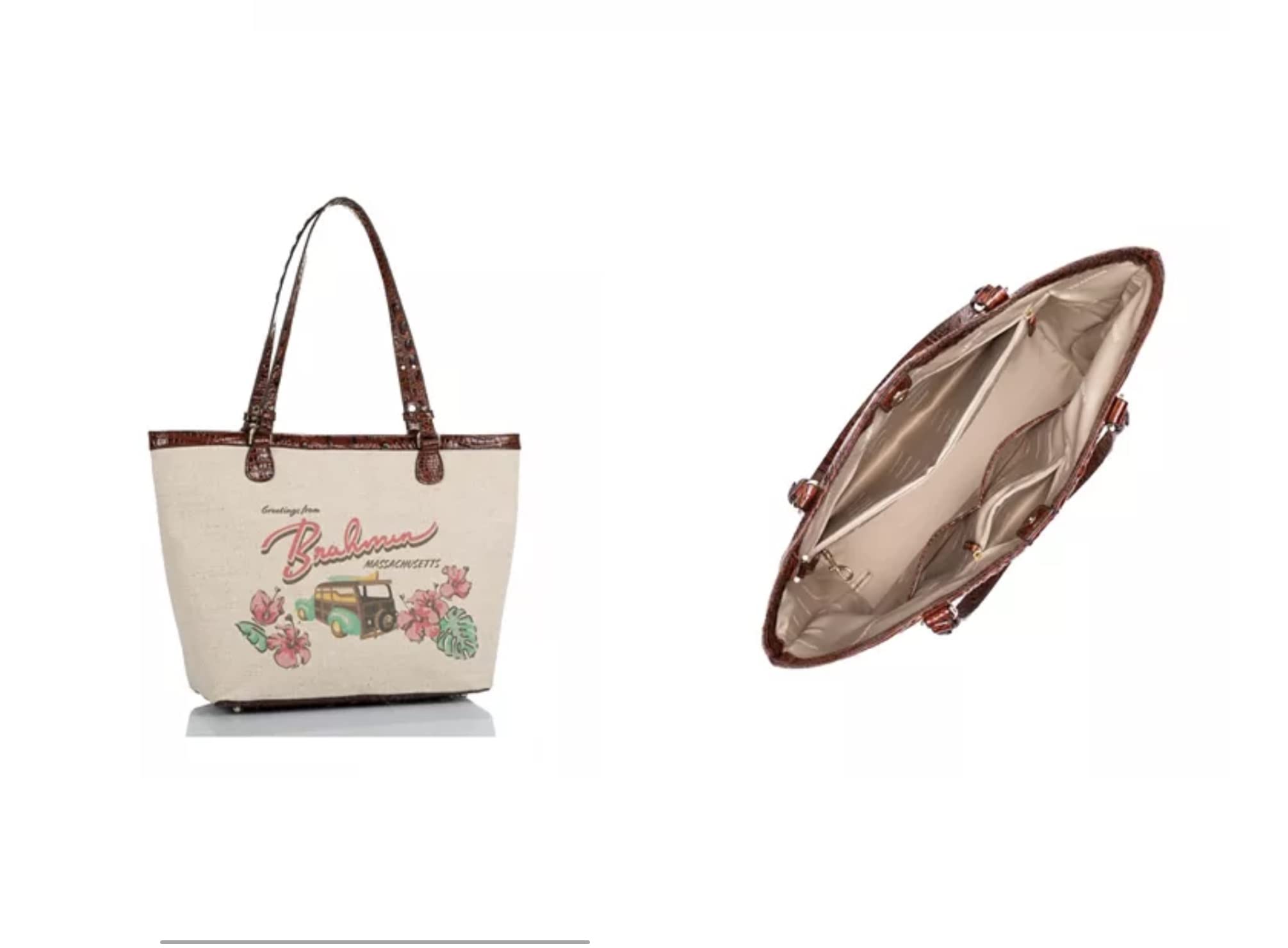 Brahmin Ombre Melbourne Brooke Tote - Stylish Leather Handbag for Women, Perfect for Work, Travel & Everyday Use