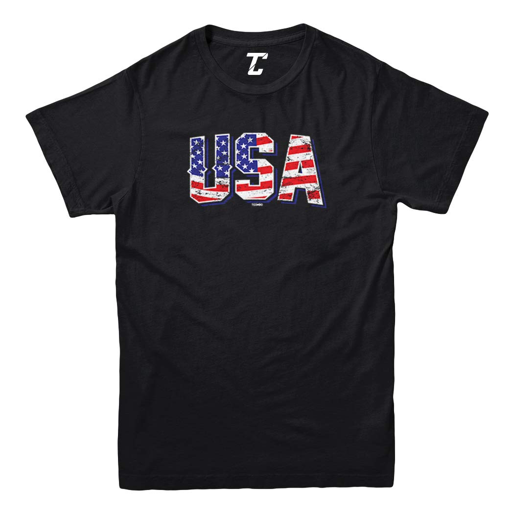 Patriotic USA Flag T-Shirt for Youth - American Pride Graphic Tee for Kids & Teens | Perfect for 4th of July, Memorial Day & School Events