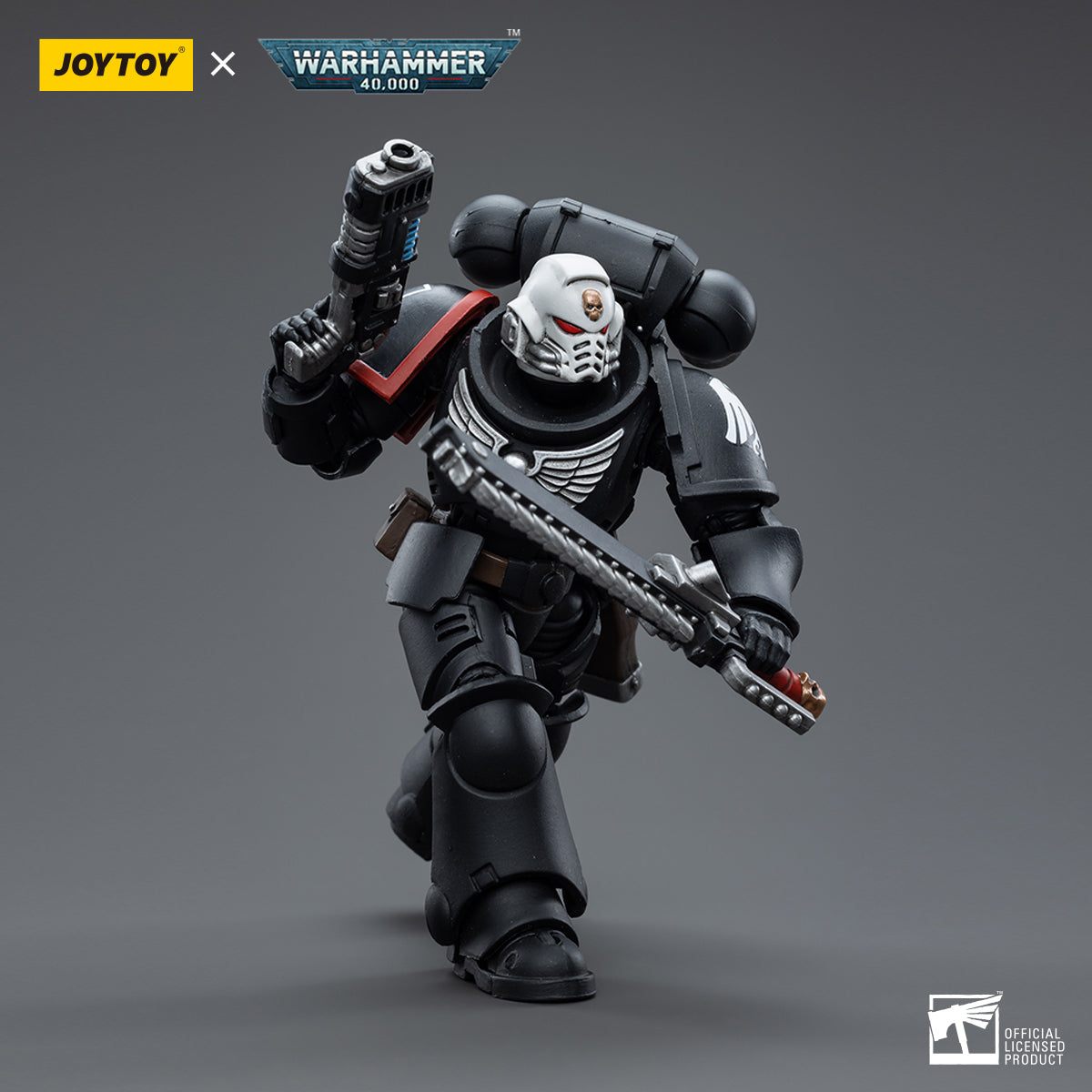 JOYTOY 1/18 Scale Warhammer 40K Raven Guard Intercessors Action Figure Set (4pcs) - Perfect for Collectors, Tabletop Gaming & Display