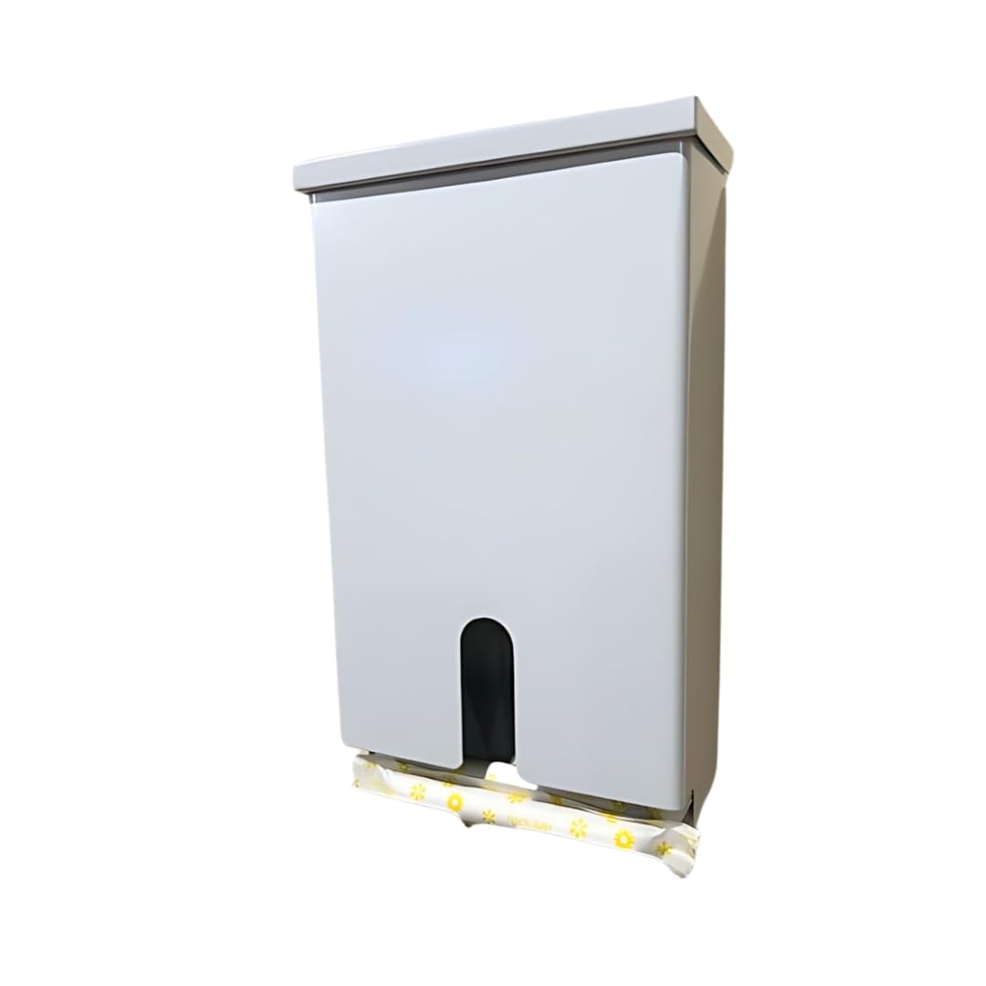 Golden Group International SD4000WH-TO White Tampon Dispenser - Stylish & Hygienic Feminine Hygiene Solution for Restrooms, Offices & Public Spaces