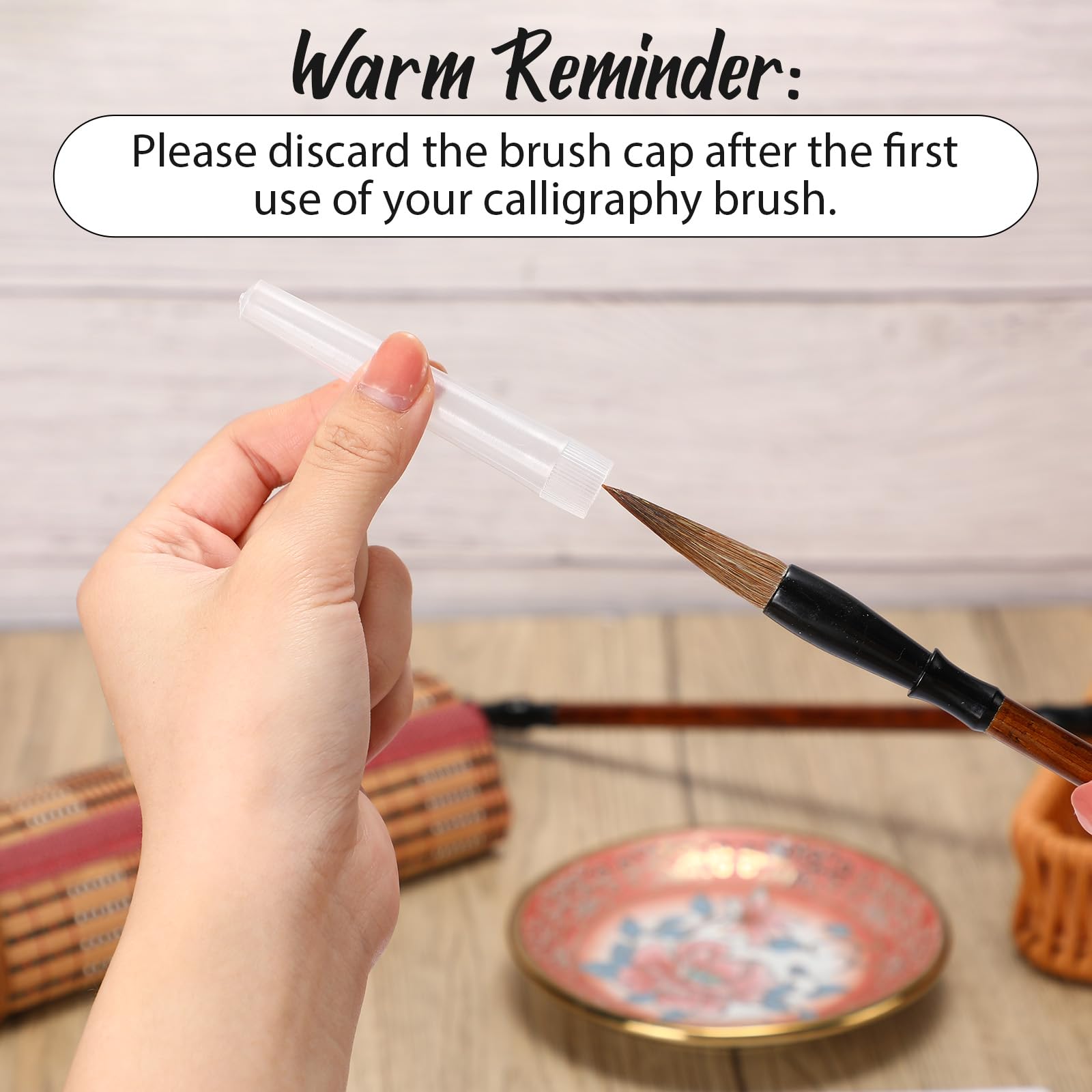 48 Pcs Chinese Calligraphy Brush Set - Watercolor & Sumi Painting Brushes with Bamboo Roll-up Holder - Ideal for Kanji, Japanese Calligraphy, Watercolor Art, Drawing & Painting - Perfect for Artists, Students & DIY Craft Projects
