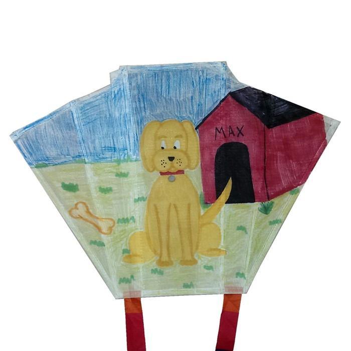 18-Piece Sled Coloring Kite with Crayons - Fun Outdoor Activity for Kids, Perfect for Beach, Park & Snow Day Play