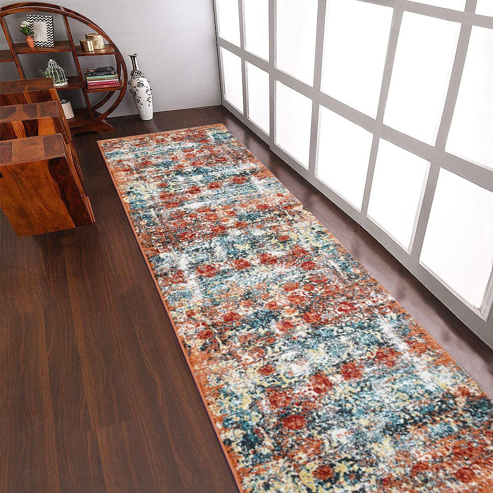 Machine Woven Heatset Polypropylene Runner Area Rug 3'2