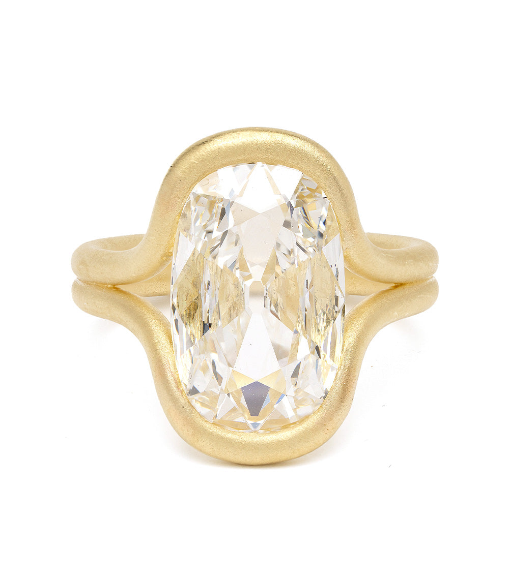 Lab Grown Diamond Engagement Ring - Onda Flat Cushion Cut for Women | Perfect Proposal, Wedding, Anniversary & Everyday Luxury Jewelry Gift