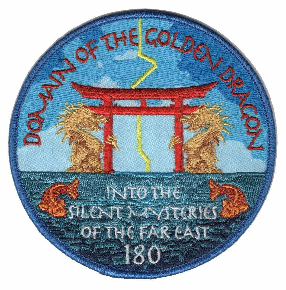 Custom Embroidered Iron-On Patches for Women & Men - Golden Dragon Design - Veteran Owned Business - Perfect for Jackets, Backpacks, Hats & DIY Crafts