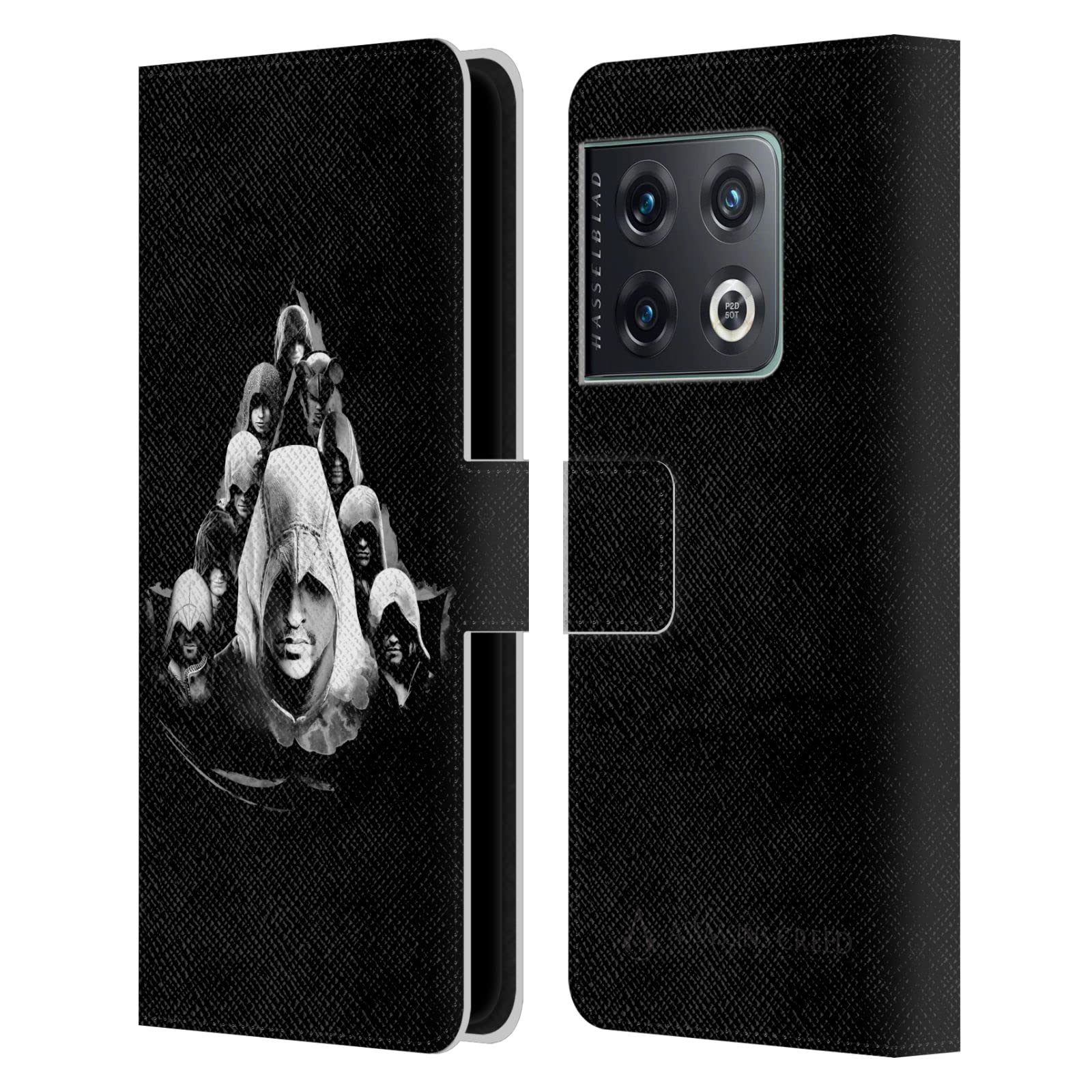 Head Case Designs Assassin's Creed Legacy Logo Leather Book Wallet Case for OnePlus 10 Pro | Premium Protection for Gaming Enthusiasts & Daily Commuters