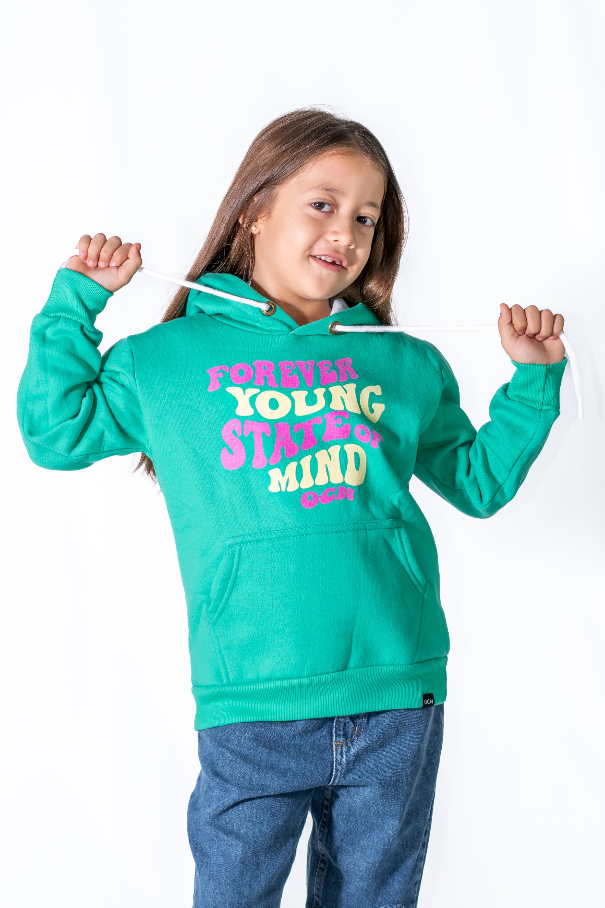 Benetton Green Kangaroo Hoodie for Men & Women - Cozy Pullover Sweatshirt for Casual Wear, Outdoor Activities & Loungewear