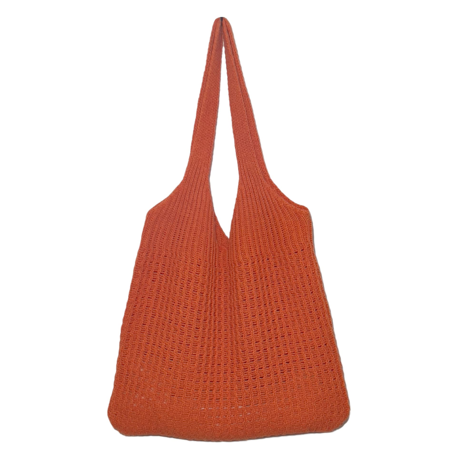 Y2K Crochet Tote Bag - Trendy Aesthetic Purse for Daily Use & Shopping