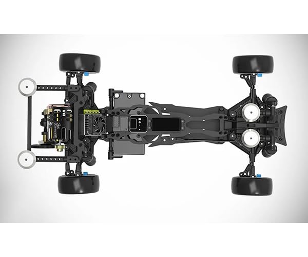 3Racing 1/10 Scale Fiber Glass Belt UMR Chassis Kit for RC Drift Cars - Sakura D6/D6S 2024 Edition (Unassembled, No Electronics) | Perfect for Competitive Drifting and On-Road Racing