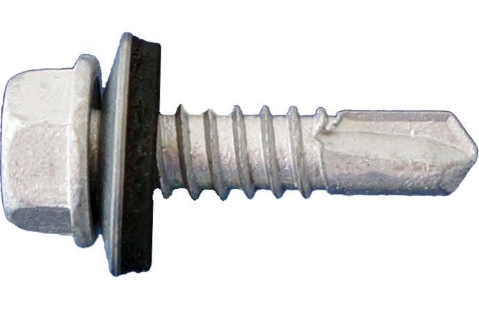 Daggerz 10 x 1 1/2 Inch Hex Washer Head Self Drilling Screws with Bonded Washer - 3000 Pack for Metal Roofing, Wood Decking, and DIY Construction Projects