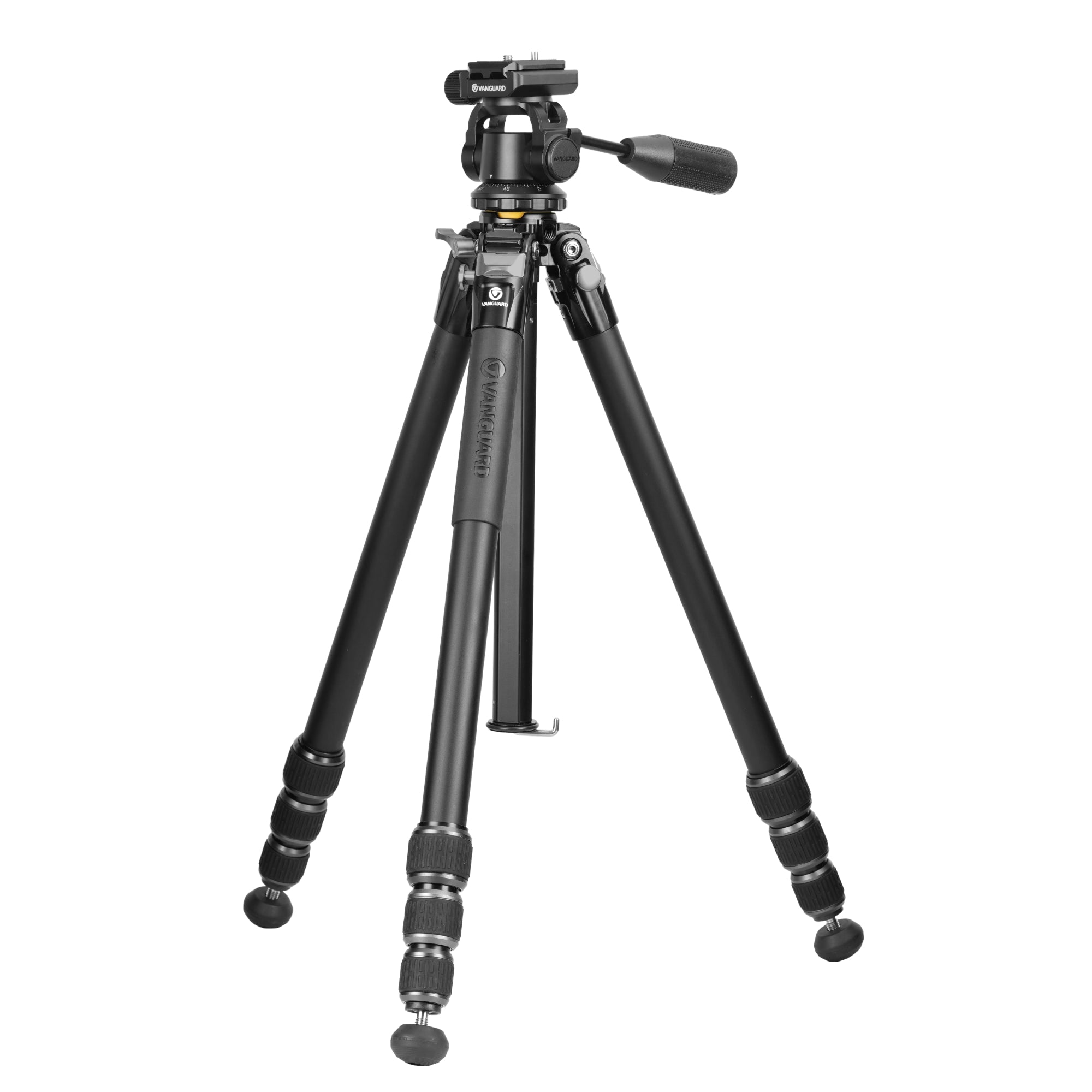 VEO 5 264AO28 Aluminum Tripod with Pan Head - Heavy Duty Outdoor Tripod for Scopes, Binoculars, Cameras & Spotting Scopes | Perfect for Hunting, Bird Watching & Outdoor Photography