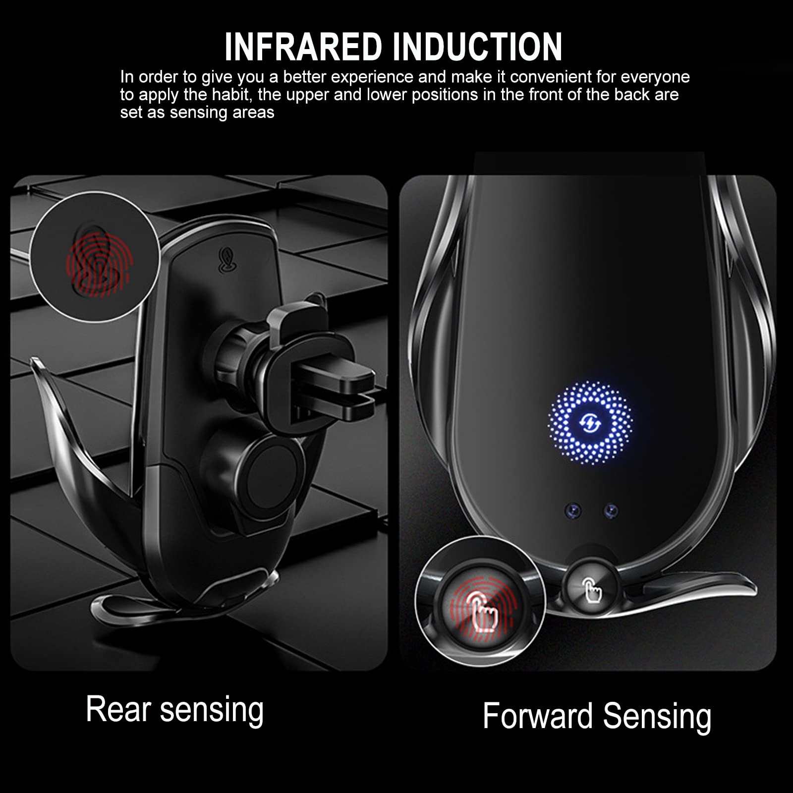 Premium Wireless Car Charger & Phone Mount for Toyota RAV4 2019-2022 - Fast Qi Charging Holder for iPhone 15/14/13, Samsung Galaxy S23/S22 - Compatible with Adventure/Limited/TRD/XLE/XSE Models (Silver) - Perfect for Road Trips & Daily Commute