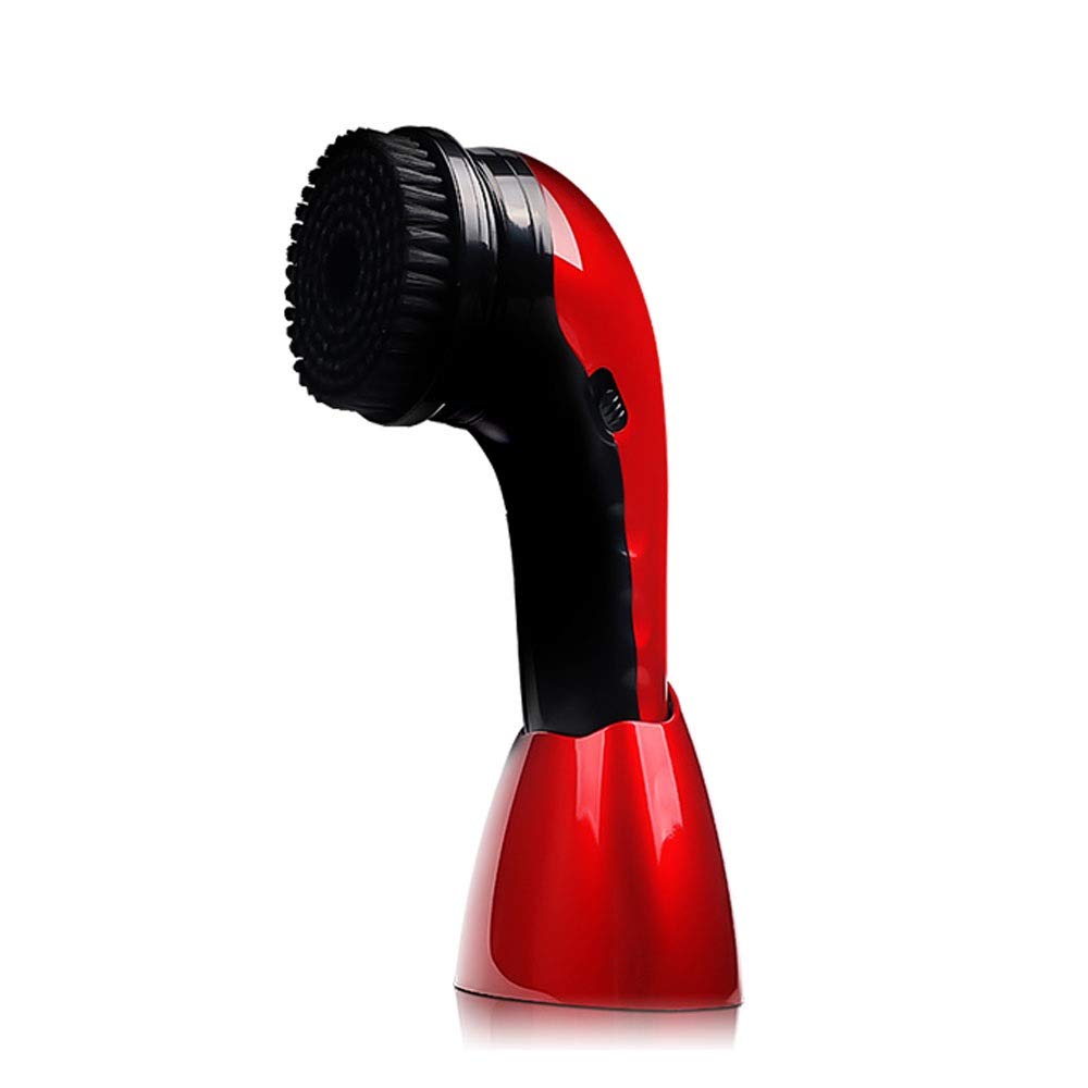 Xiao Jian Automatic Shoe Brush Machine - Electric Handheld Shoe Polisher with 2 Brush Heads, USB Rechargeable Portable Shoe Cleaner for Men & Women (Red) - Perfect for Sneakers, Leather Shoes & Home Car Care