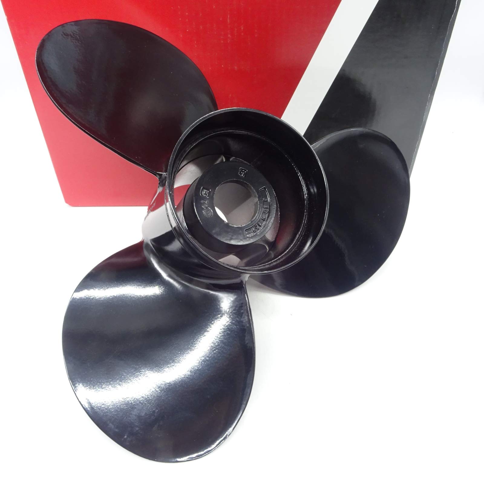 Mercury Marine Black Max 3-Blade Aluminum Boat Propeller 16x13 Pitch - High Performance Outboard Motor Prop for Fishing, Skiing & Watersports