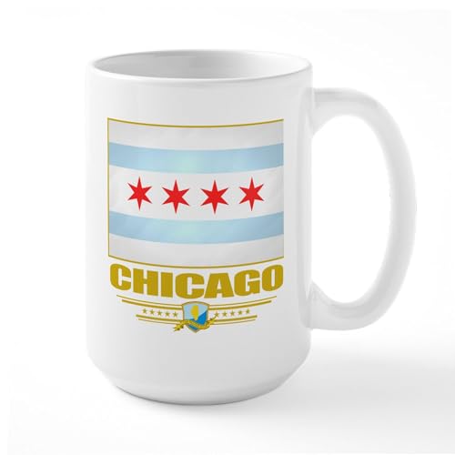 White - Chicago Pride Large Mug
