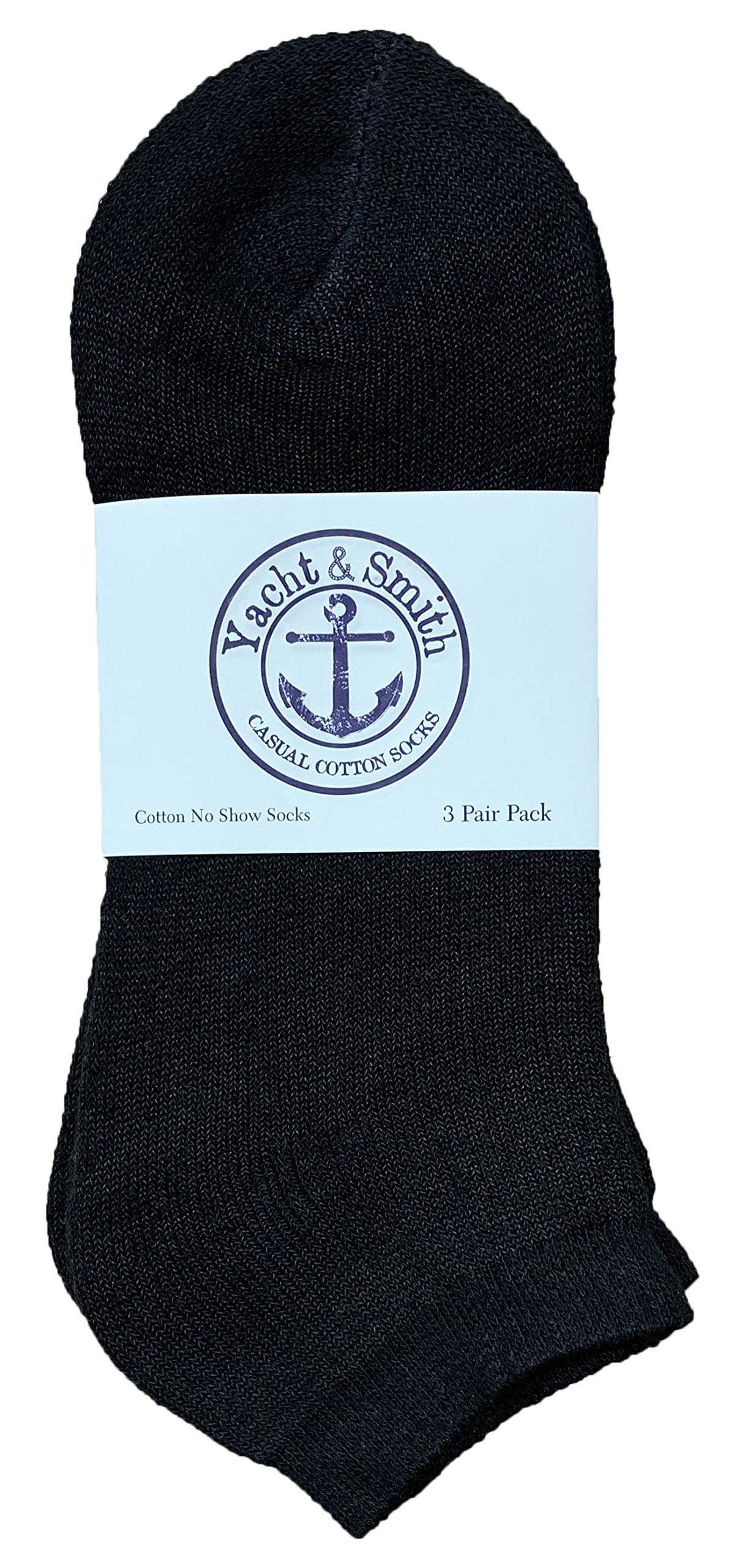 Yacht & Smith 72-Pair Bulk Cotton Socks Set - Thick Crew, Ankle & Low Cut Mixed Styles for Men, Women & Kids - Perfect for Sports, Gym & Everyday Wear